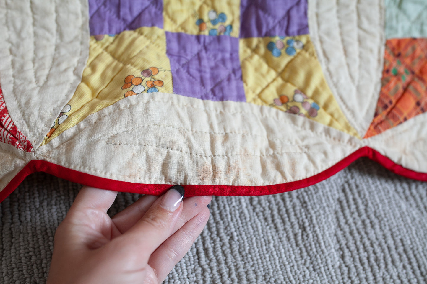 Vintage Quilt - Improved Nine Patch - Quilt