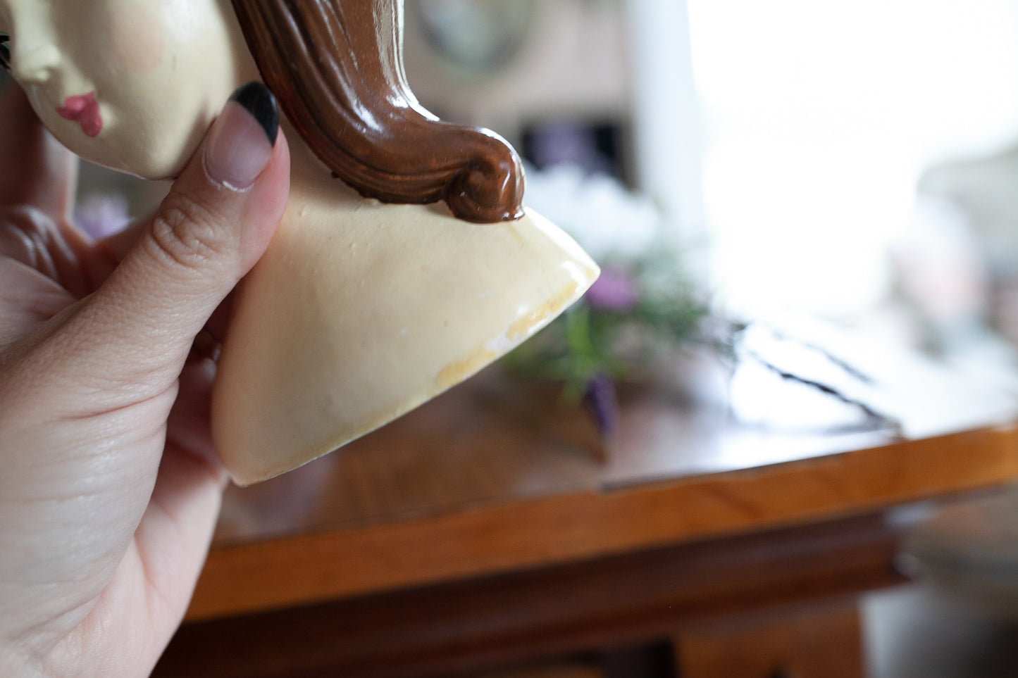 Vintage Lady Head Vase - Head Vase Tilso