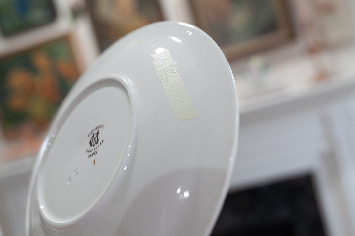 Vintage Parry Vielle PV French Opera Plate La Muette De Portici- Vintage Plate