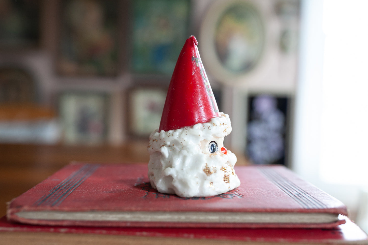 Vintage Santa Candle-Noelite