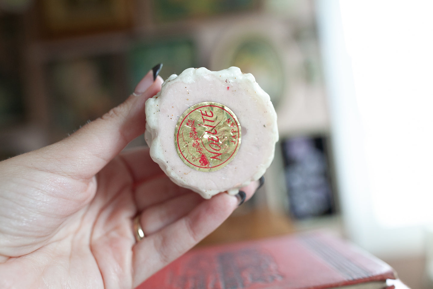 Vintage Santa Candle-Noelite