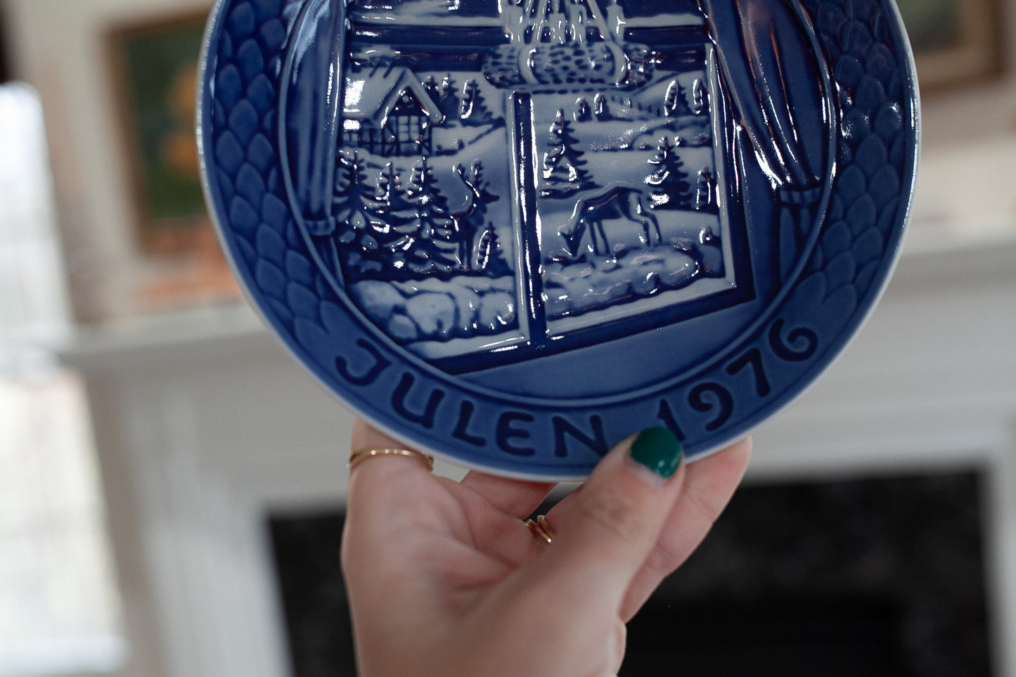 Royal Copenhagen Plate- Vintage blue plate
