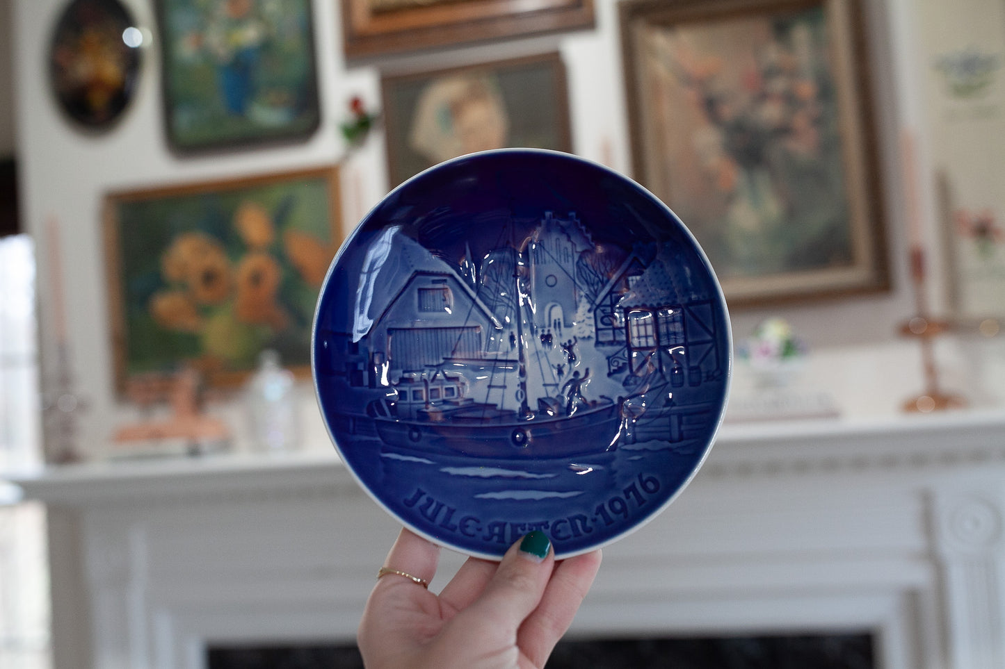 Vintage Royal Copenhagen Christmas Plate, 1976- Vintage Plate