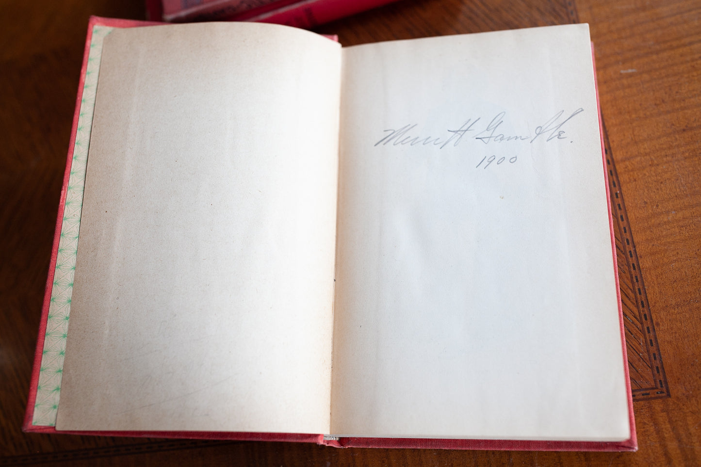 Vintage Stack of Red Books