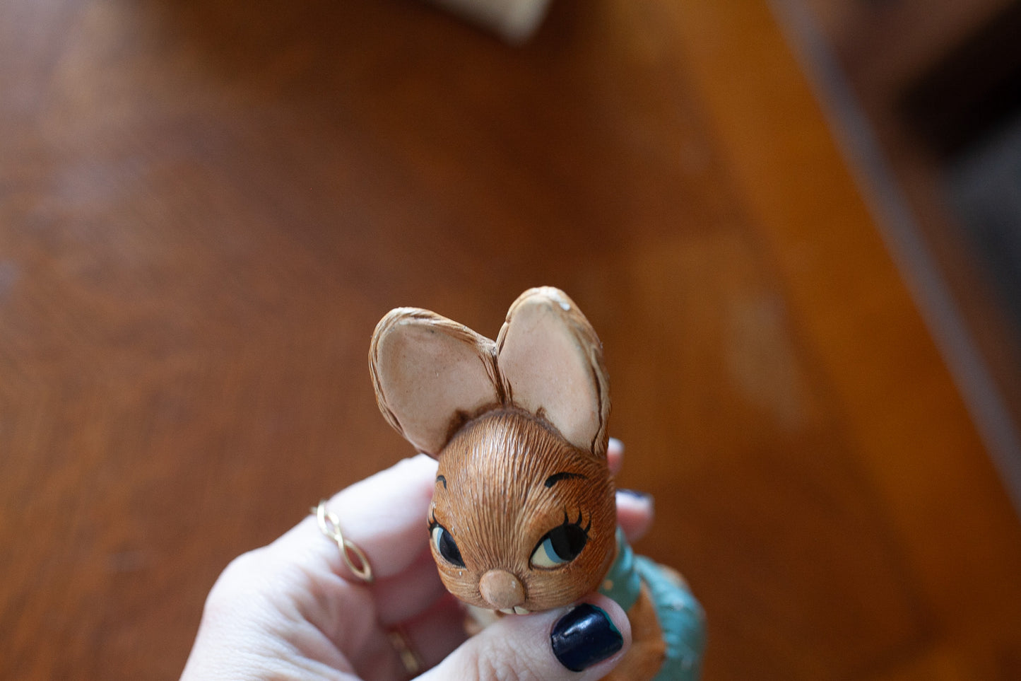 Vintage Pendelfin Rabbits- Pair of Rabbits -Pie Face and Muncher