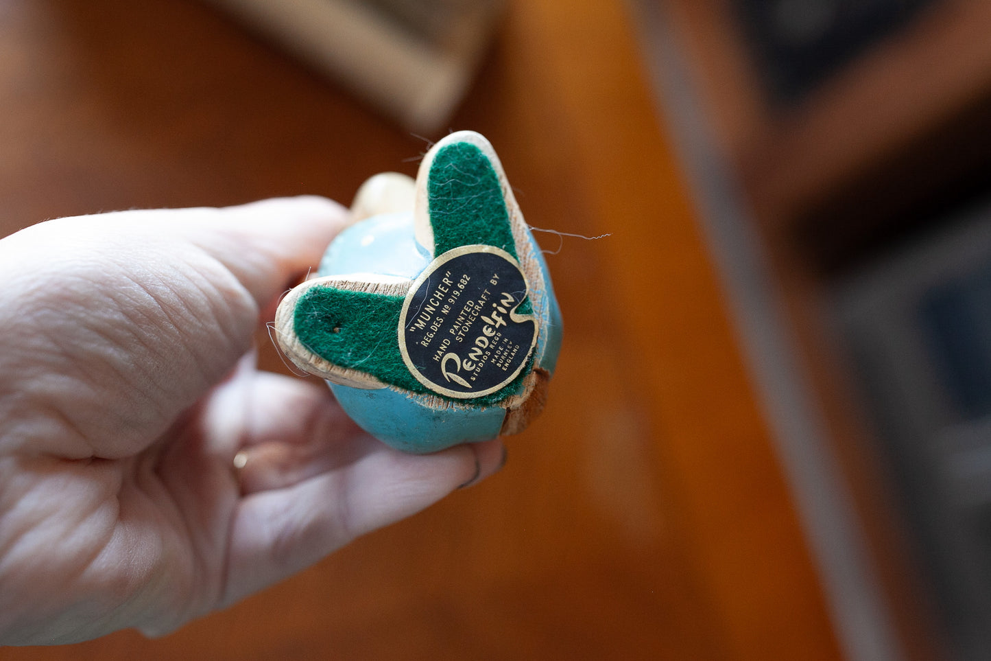 Vintage Pendelfin Rabbits- Pair of Rabbits -Pie Face and Muncher