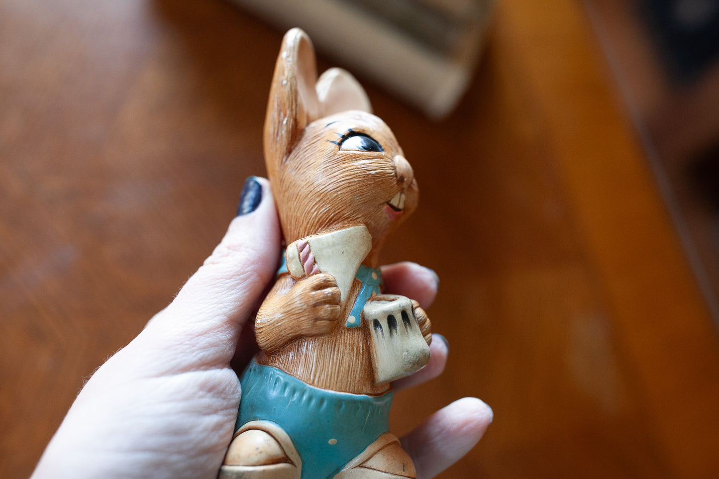 Vintage Pendelfin Rabbits- Pair of Rabbits -Pie Face and Muncher