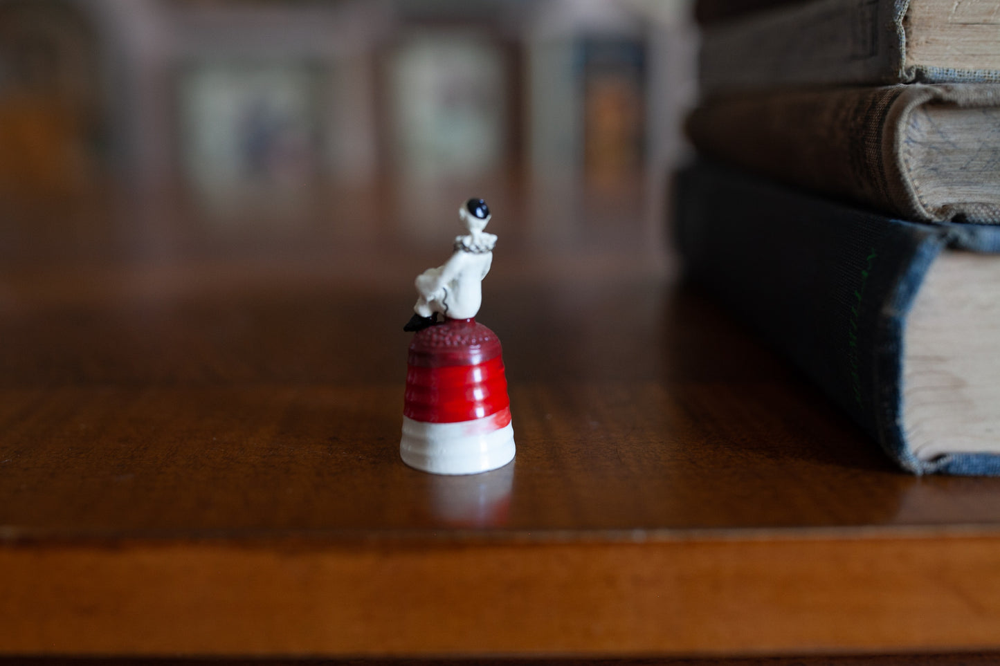Vintage Thimble -Clown Thimble Mime