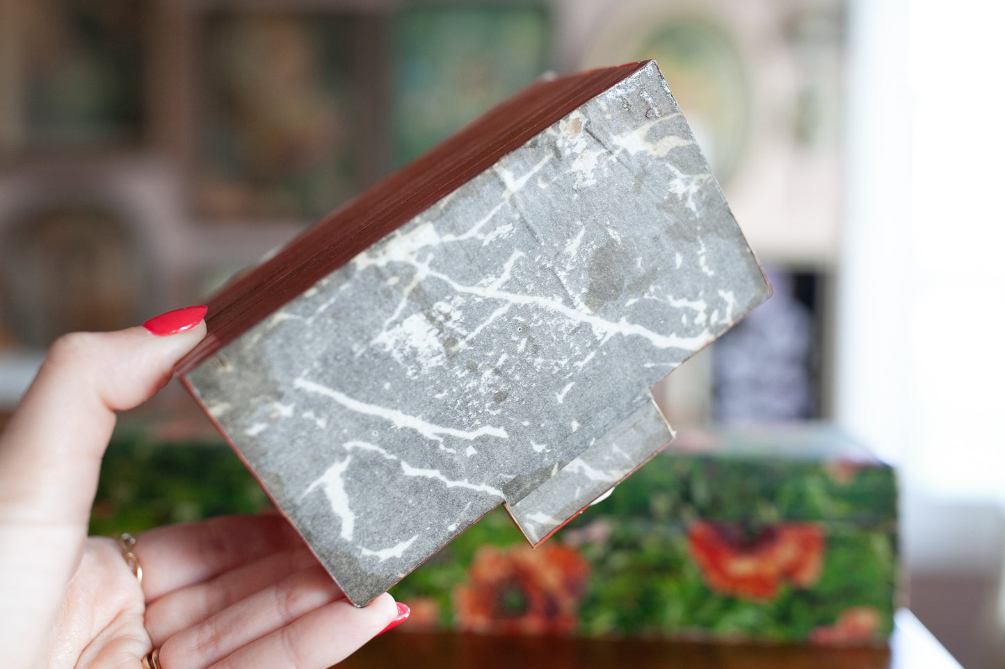 Vintage Straw House- Trinket House- Little House