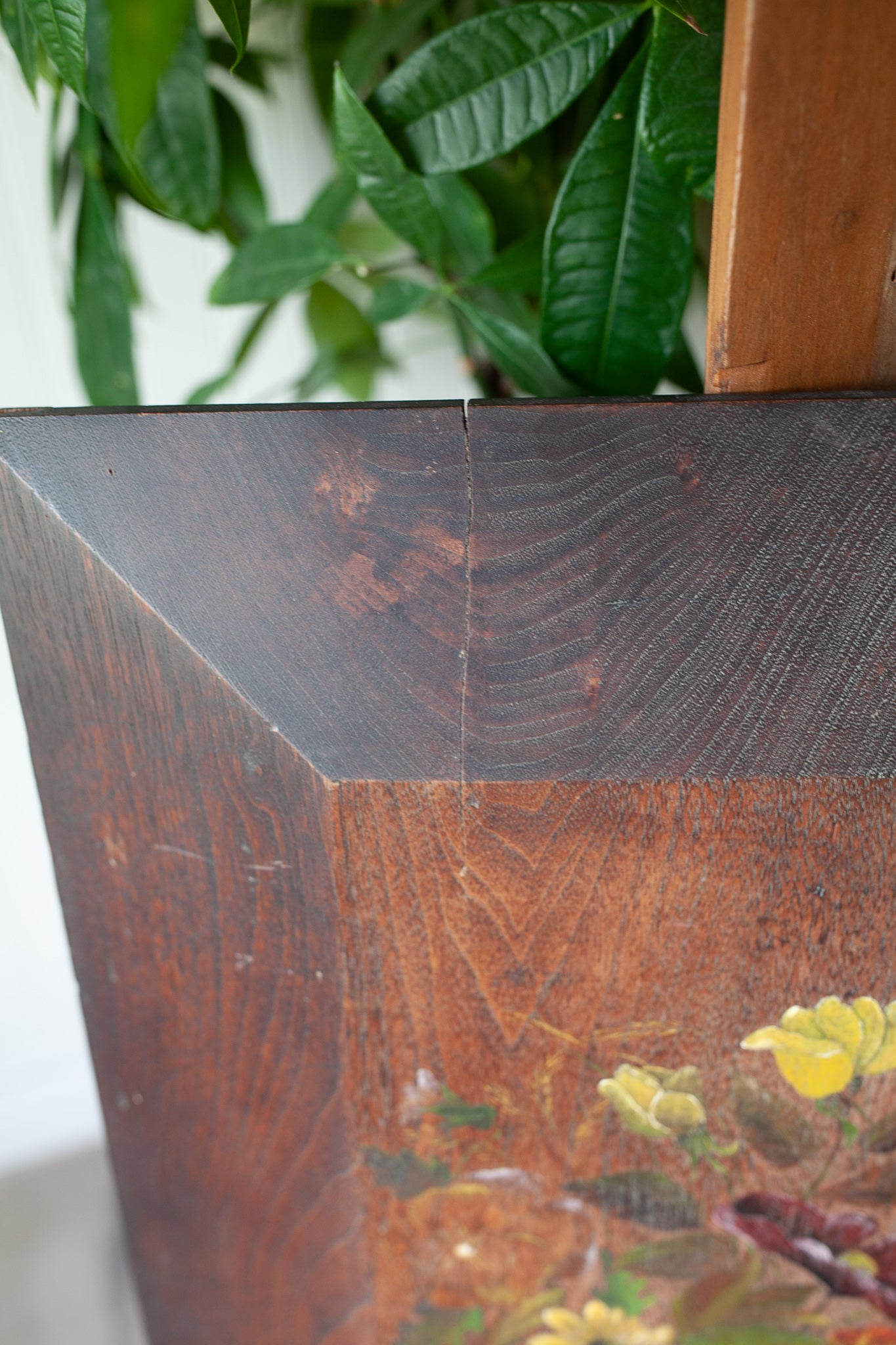 Vintage Floral Art- Carved Artwork -Vintage Flower Art