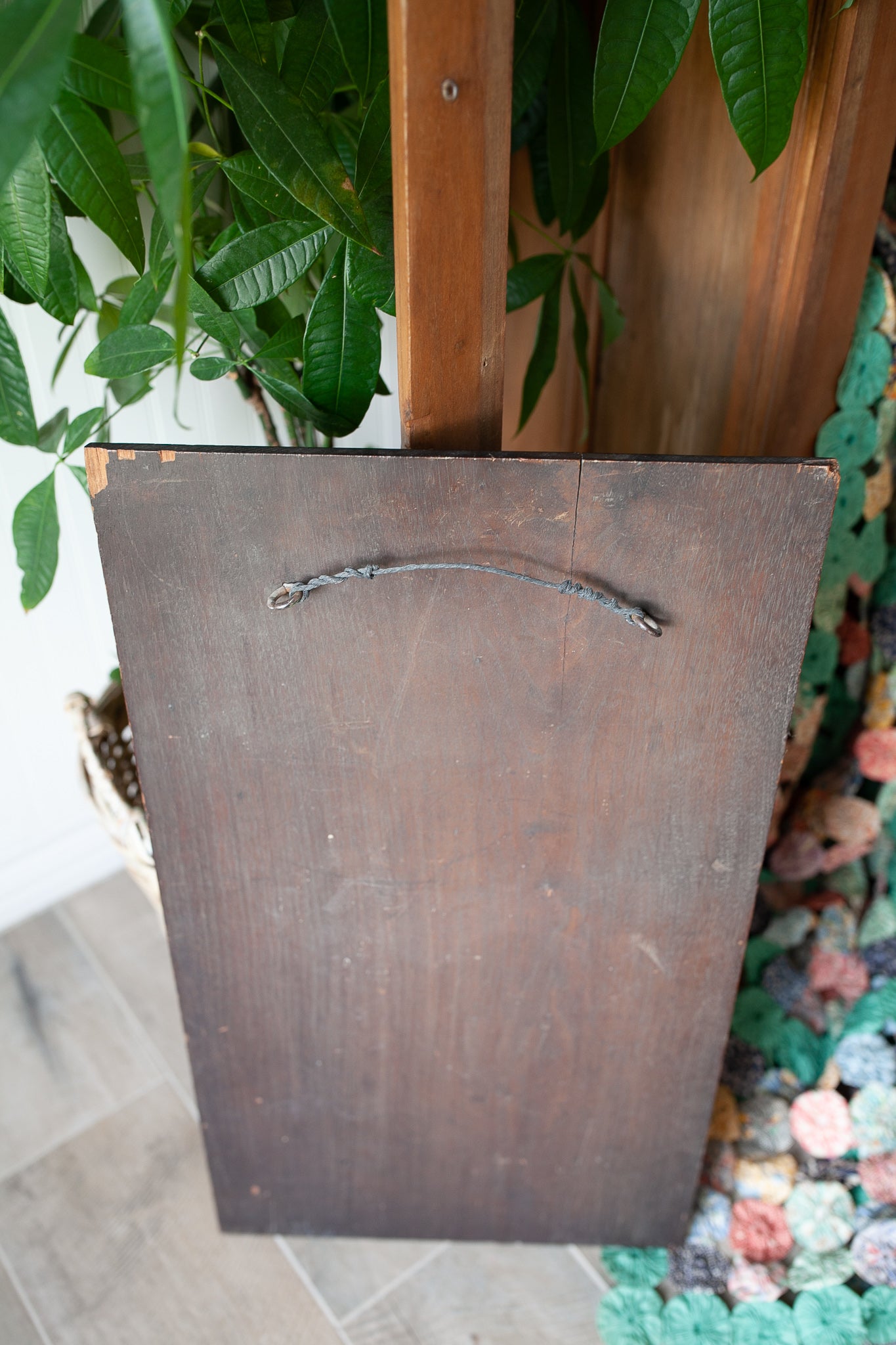 Vintage Floral Art- Carved Artwork -Vintage Flower Art