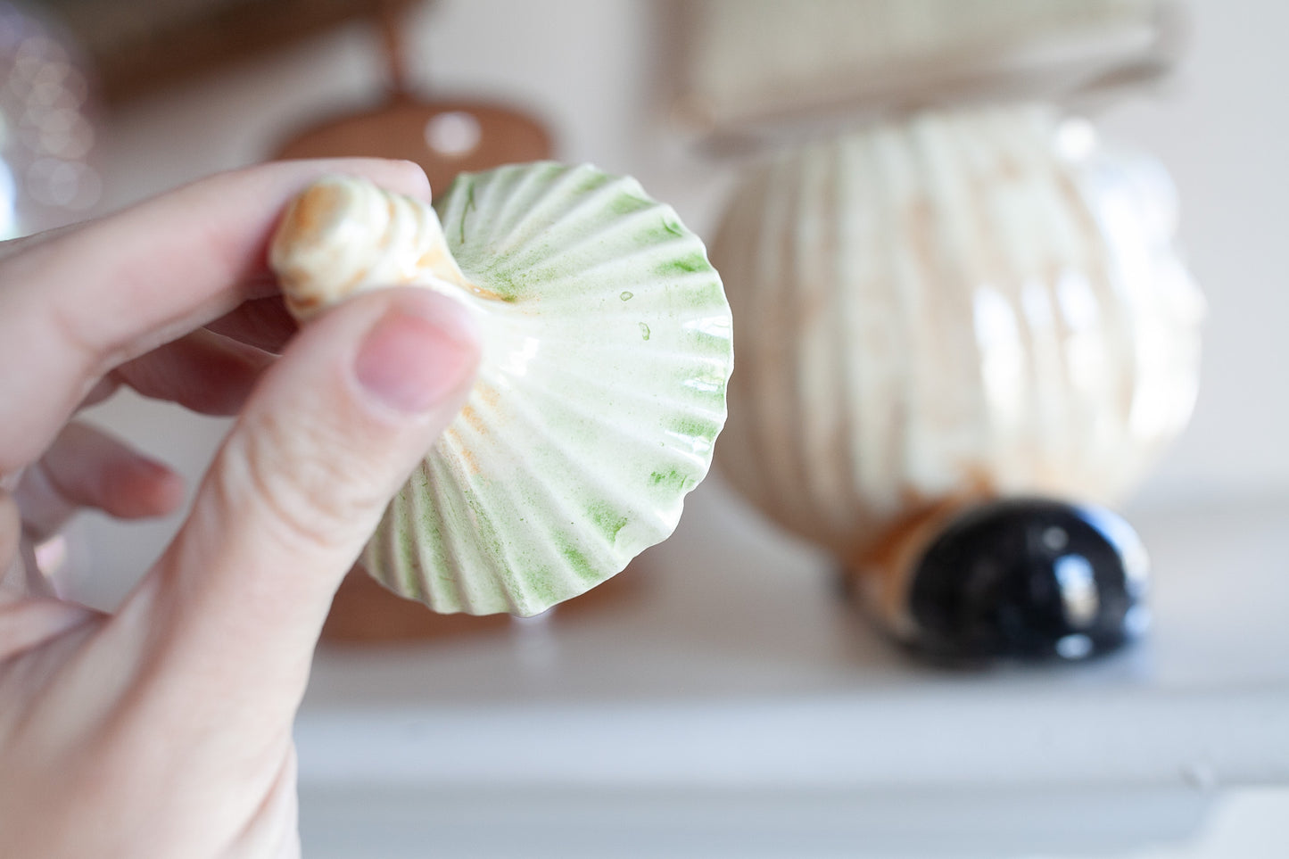 Vintage Onion Holder- Anthropomorphic Onion Jar- Crying Onion
