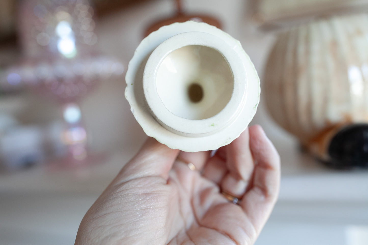 Vintage Onion Holder- Anthropomorphic Onion Jar- Crying Onion