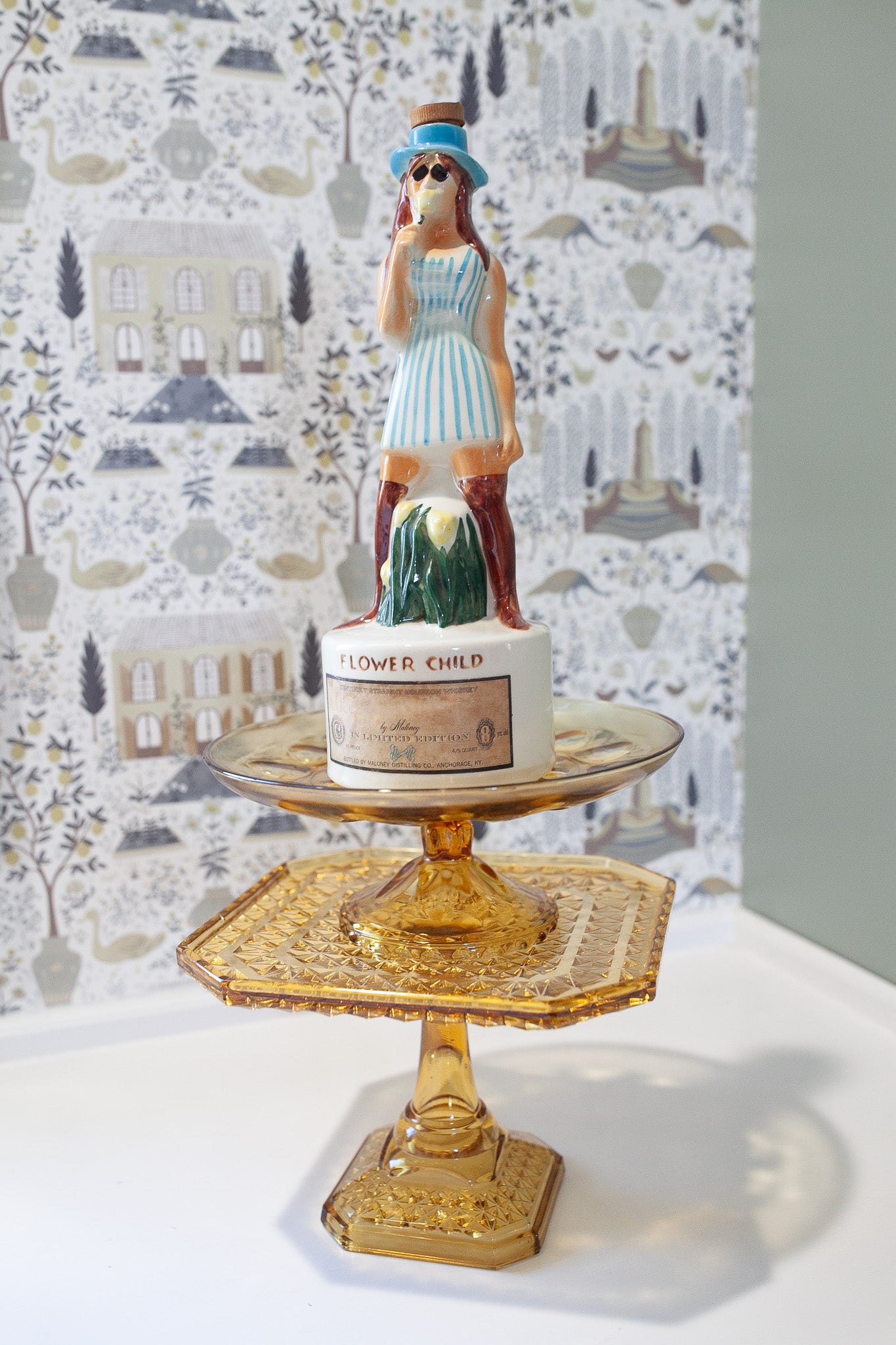 Flower Child Decanter- Vintage Decanter