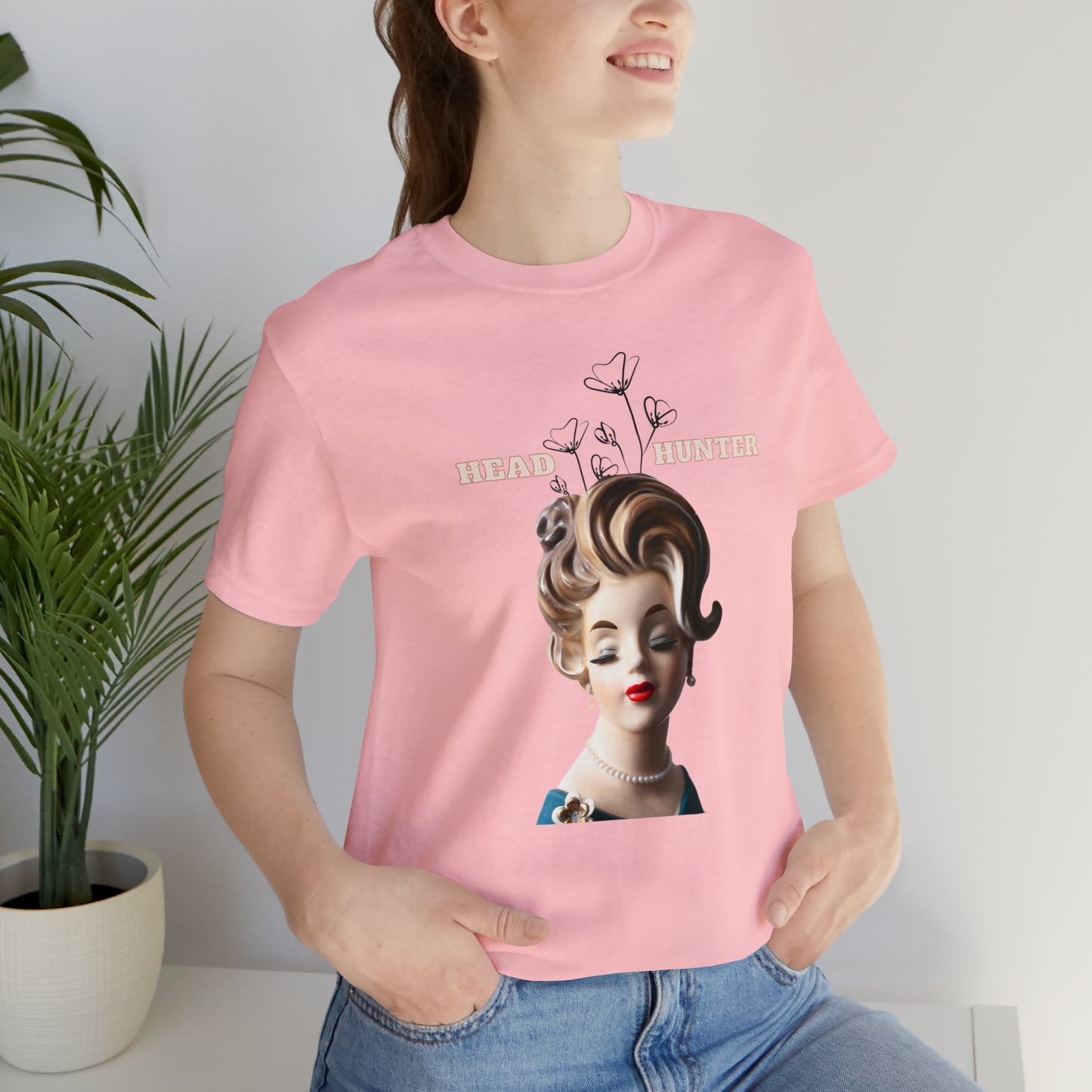Head Hunter Shirt - Head Vase Shirt - Lady Head Vase Shirt - Unisex Jersey Short Sleeve Tee