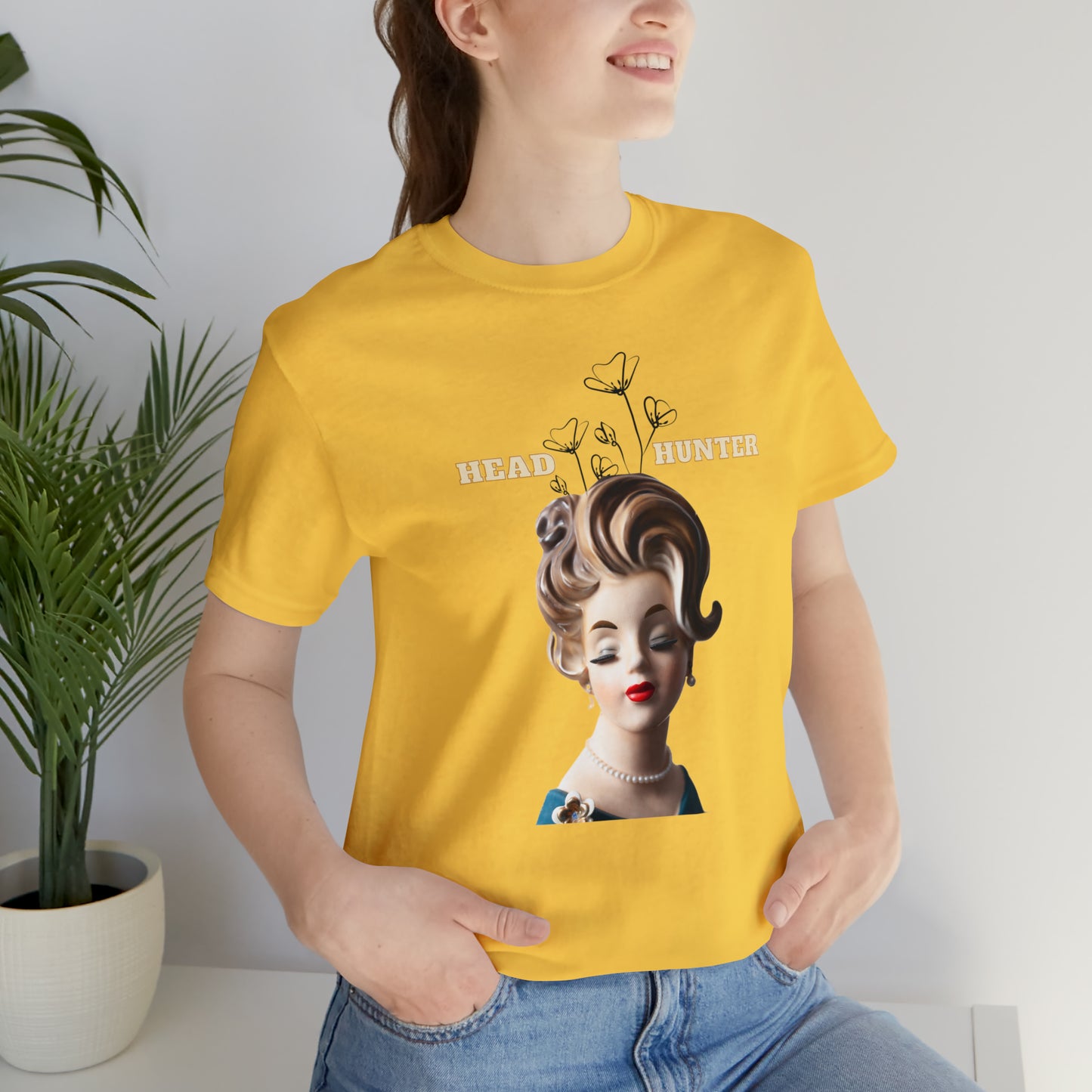 Head Hunter Shirt - Head Vase Shirt - Lady Head Vase Shirt - Unisex Jersey Short Sleeve Tee