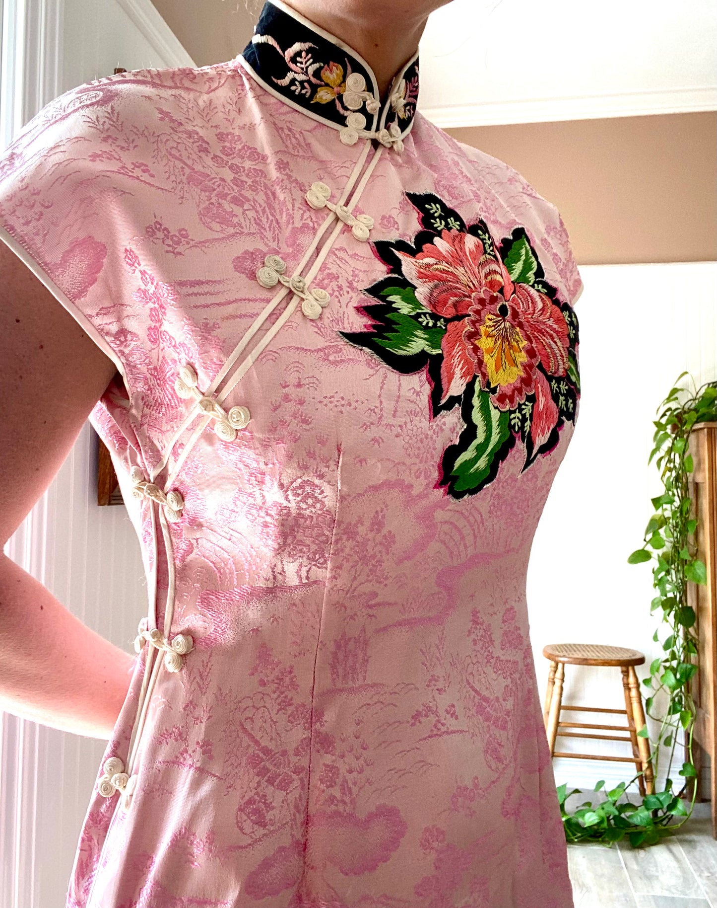 Vintage Dress - Made in Japan - Pink Dress