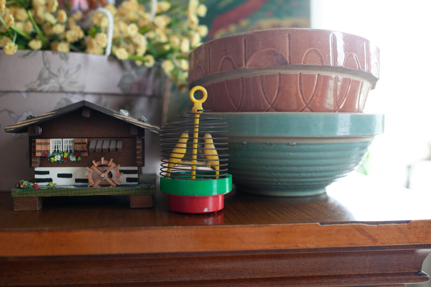 Vintage Bird Cage - Plastic Bird Cage