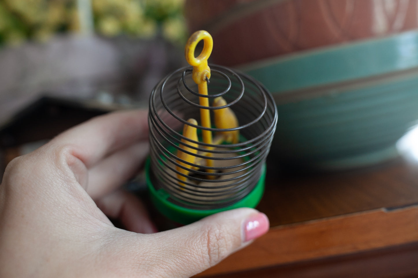 Vintage Bird Cage - Plastic Bird Cage