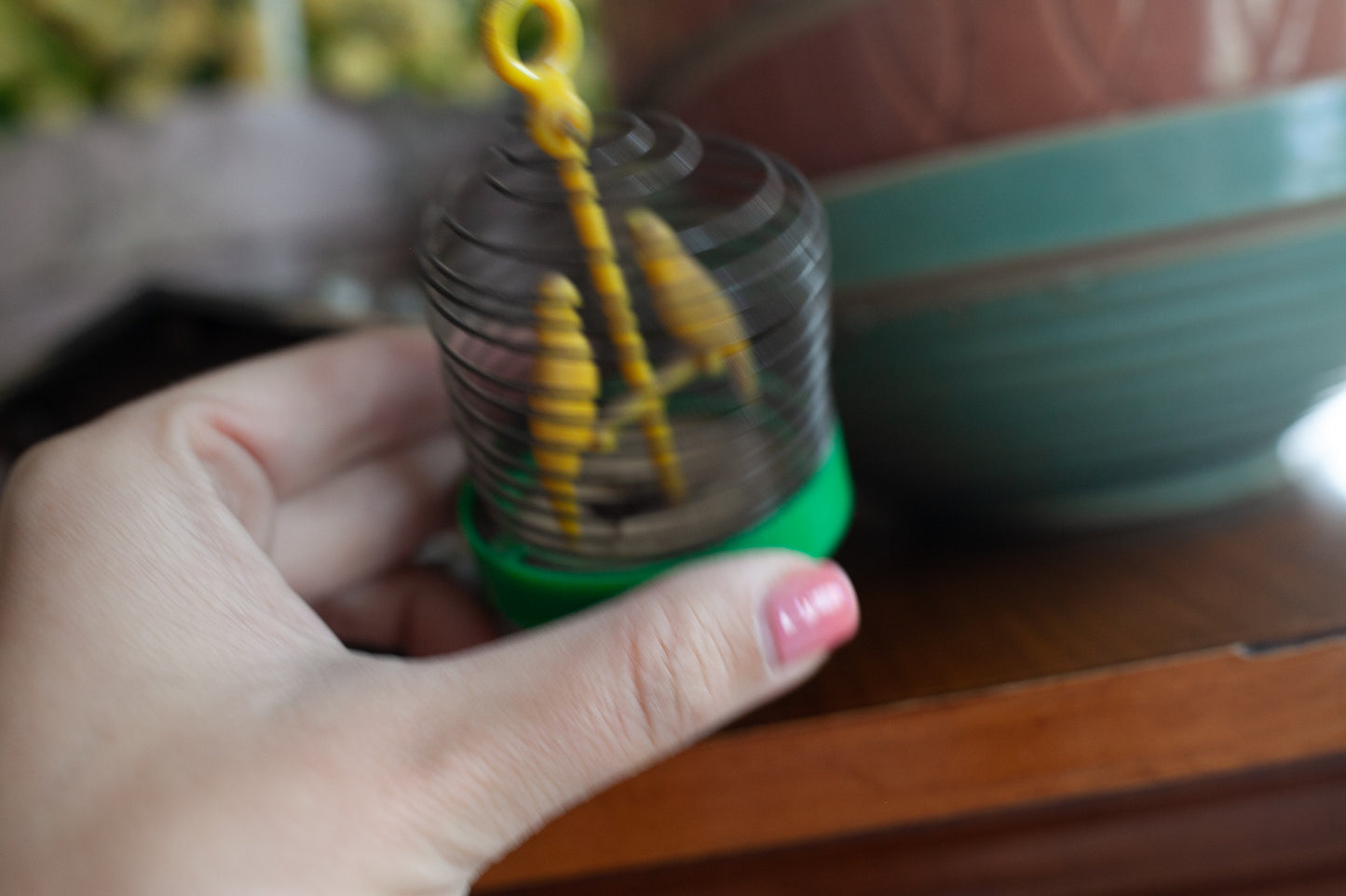 Vintage Bird Cage - Plastic Bird Cage