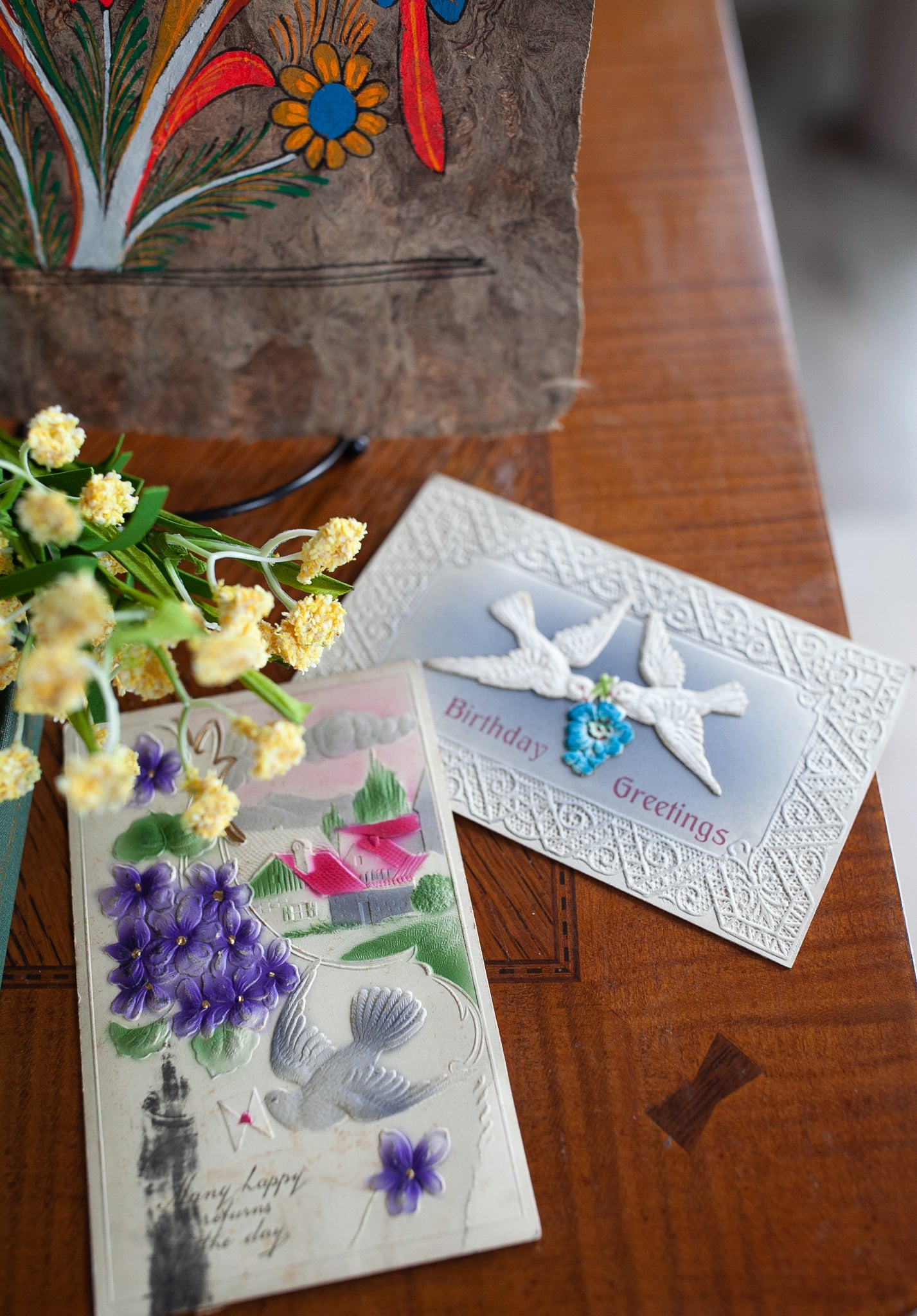 Antique Postcards- Bird Postcards