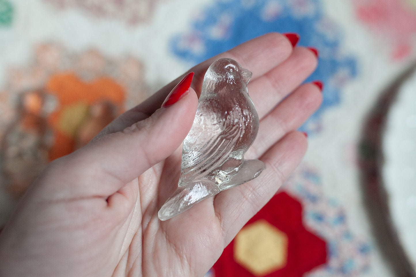 Vintage Glass Animals - Birds - Rooster