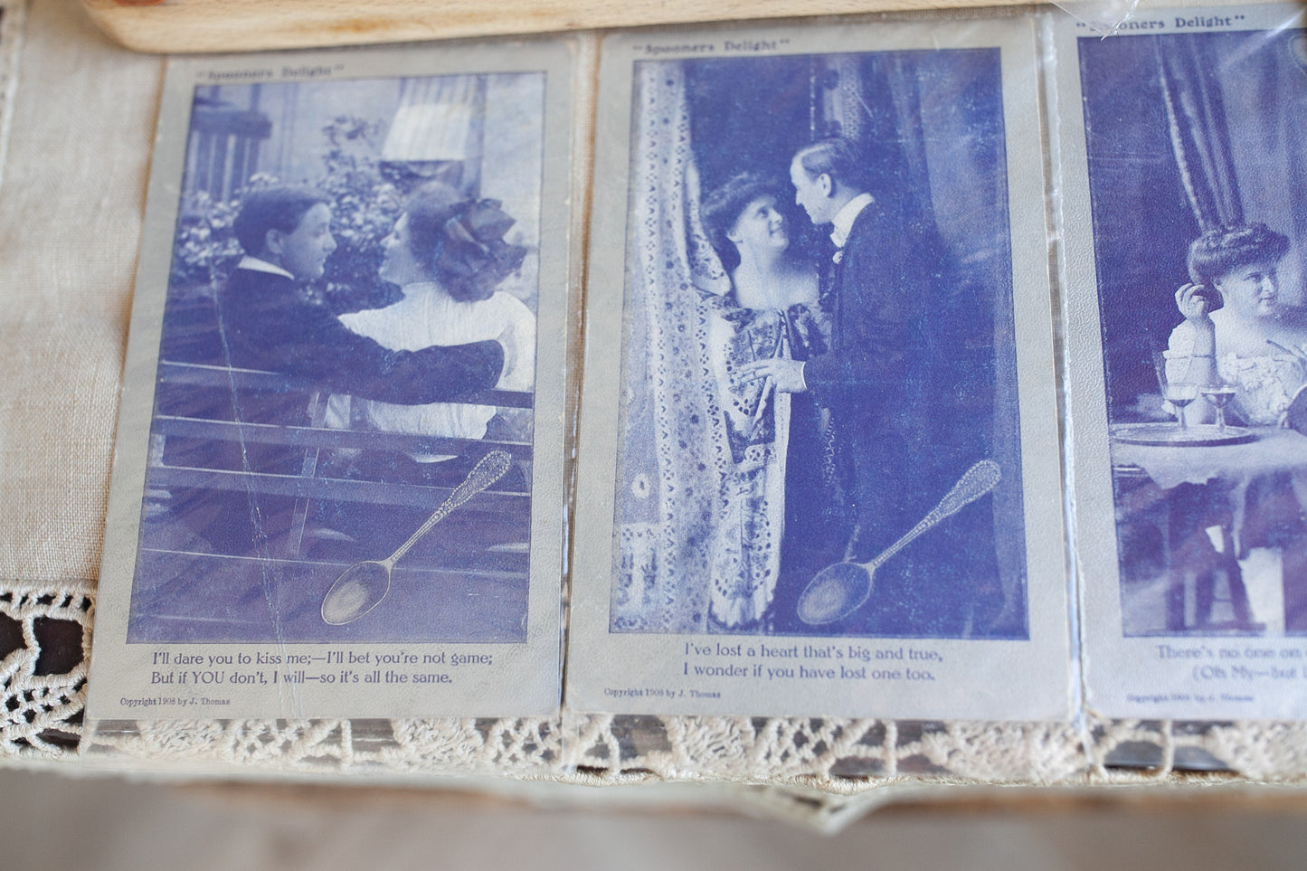 Antique Postcard- Postcards- Ephemera- Spooners Delight