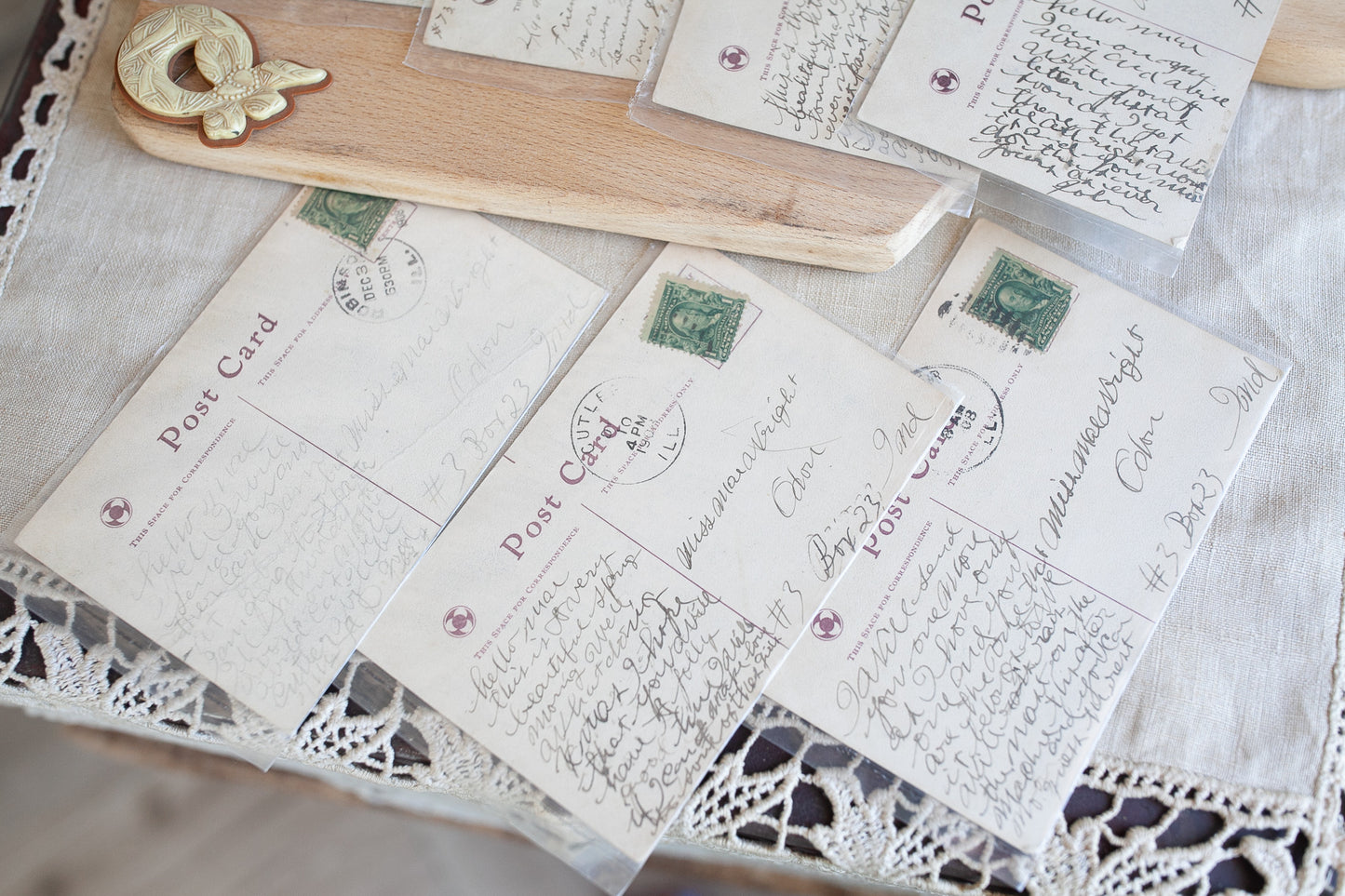 Antique Postcard- Postcards- Ephemera- Spooners Delight