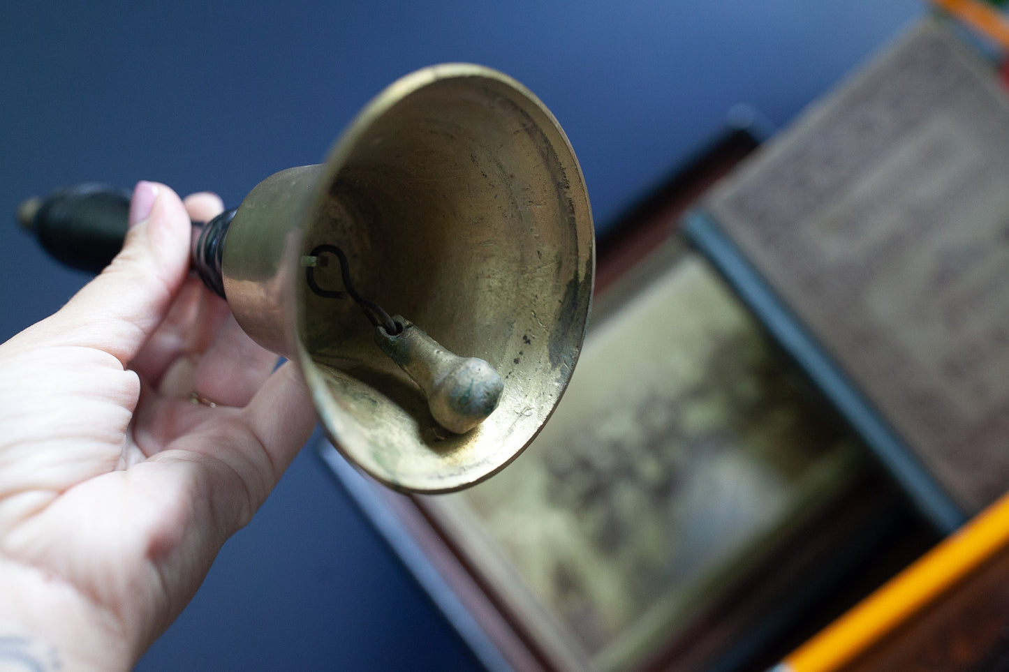 Vintage Bell- Brass Bell- School Bell