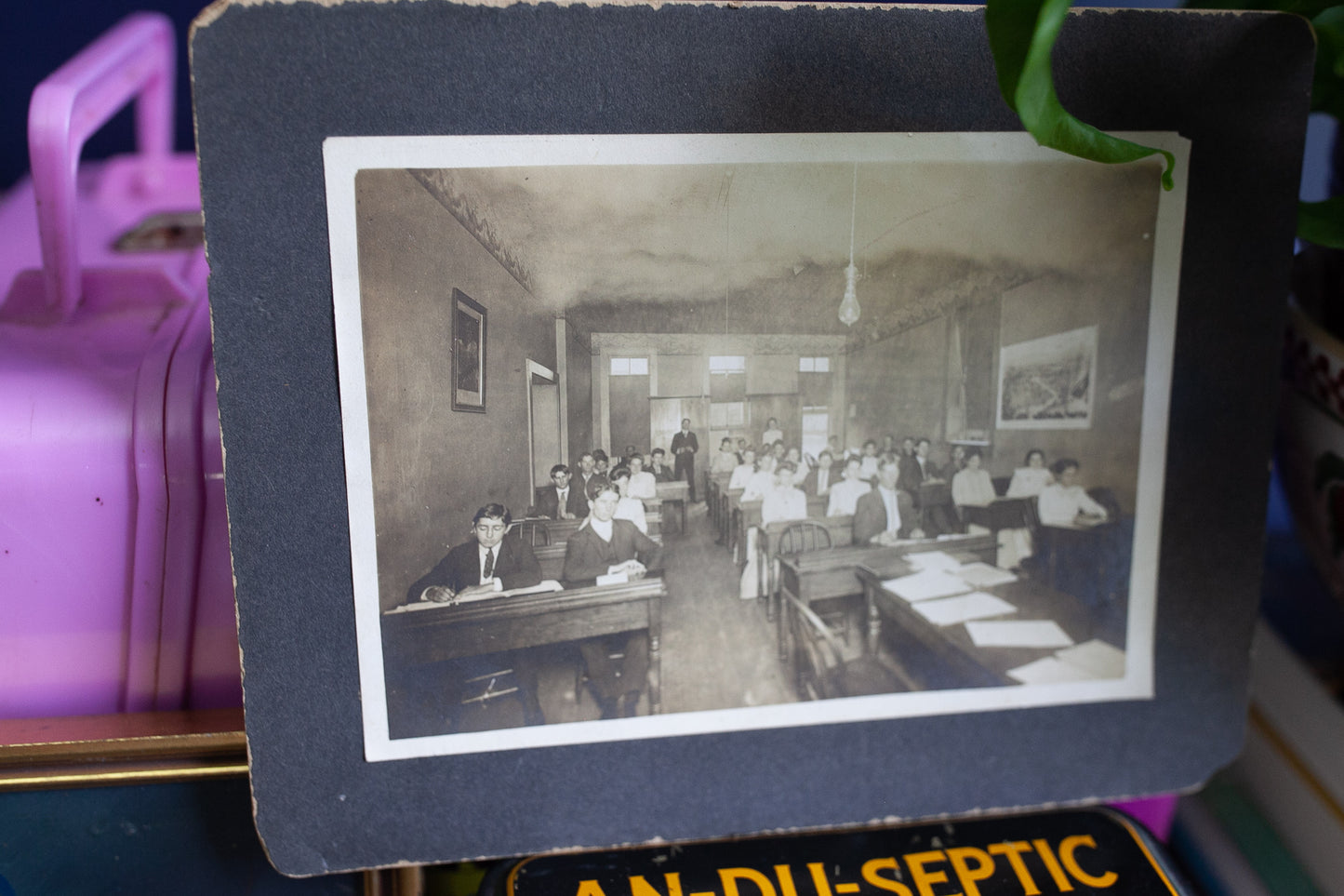Antique Schoolroom Photo - Antique Photo Students