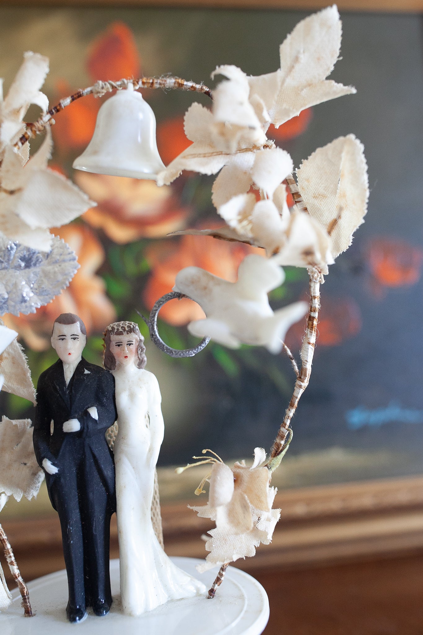 Vintage Wedding Cake Topper