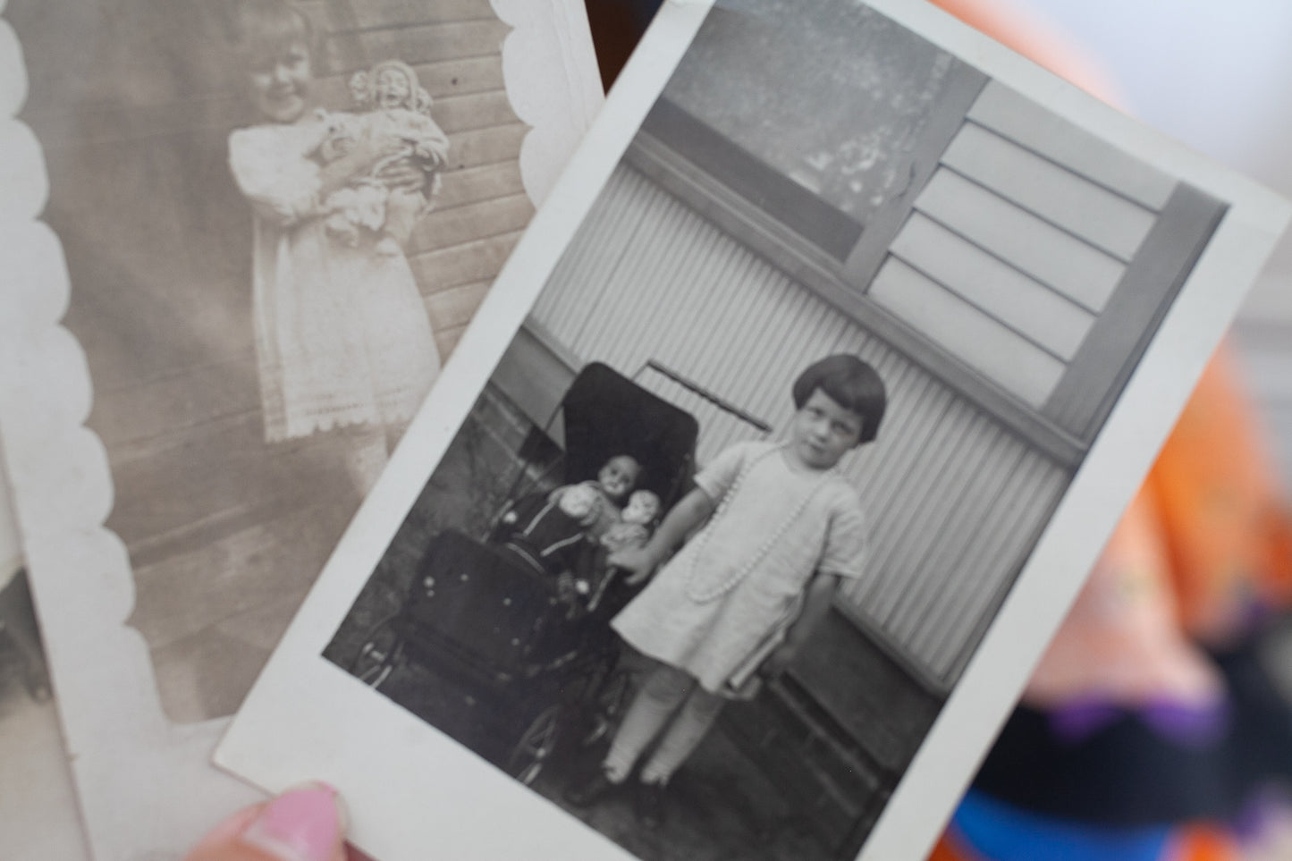 Vintage Real Photo Post Card- Photos of dolls