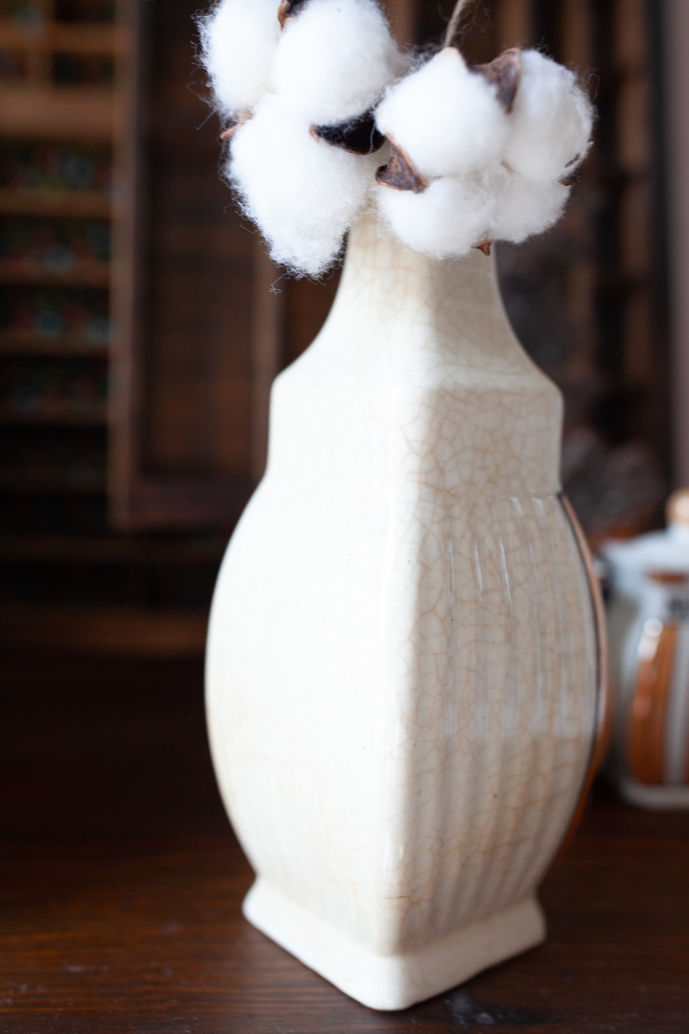 Vintage Lusterware Canister Set -Orange Lusterware Made in Germany -Vintage Kitchen