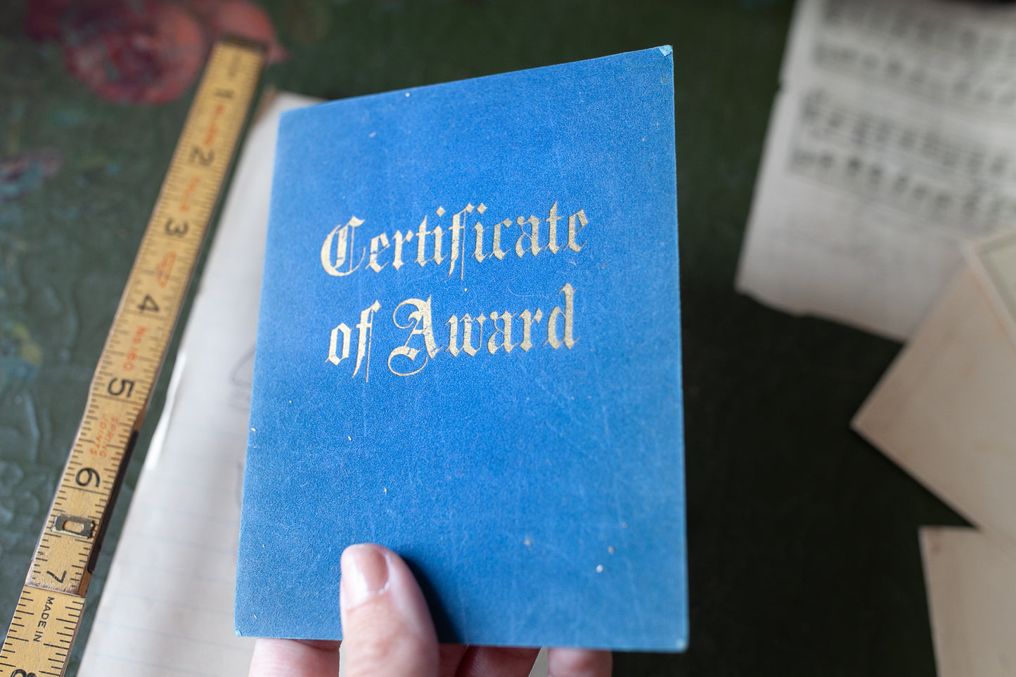 1940s Paper Ephemera- School Report Cards- Vintage Ephemera