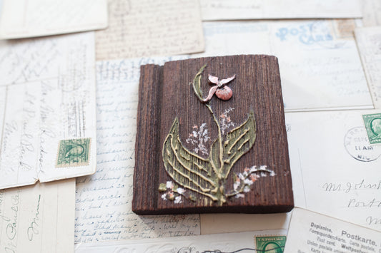 Vintage Painted Floral - Miniature Painting