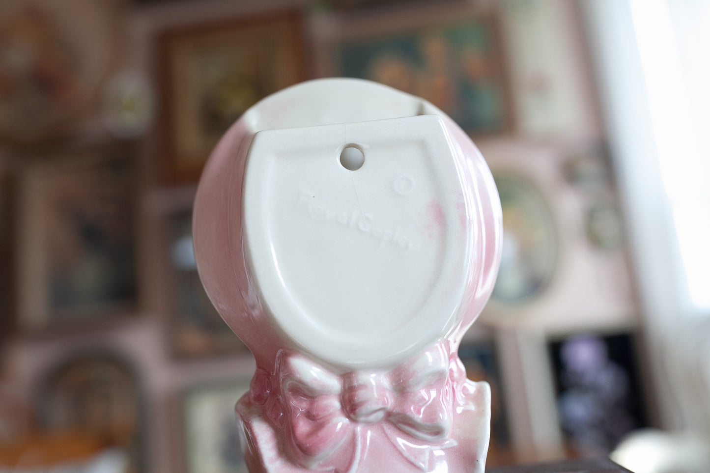 Vintage Head Vase - Pink Lady Head Vase