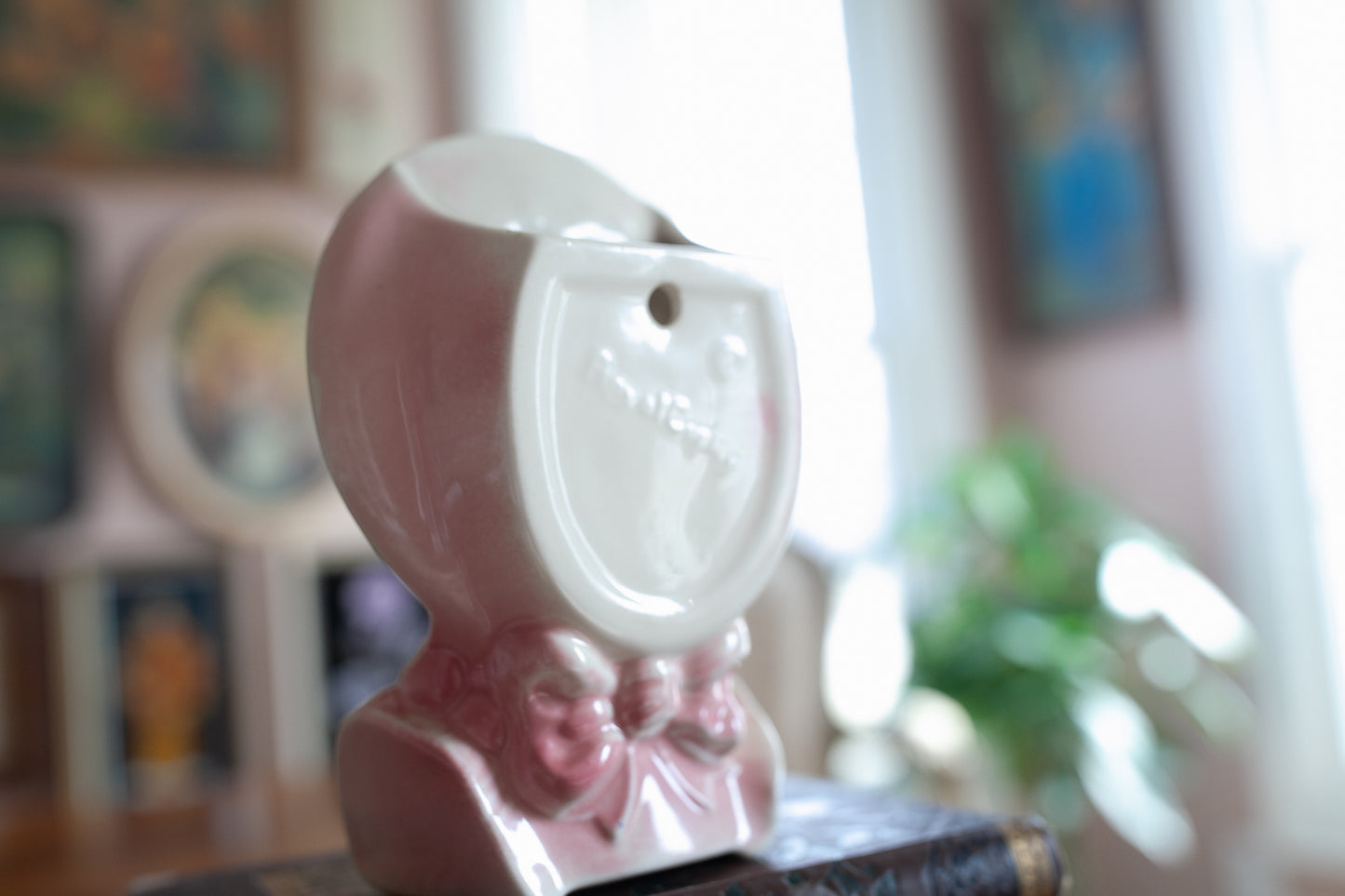 Vintage Head Vase - Pink Lady Head Vase