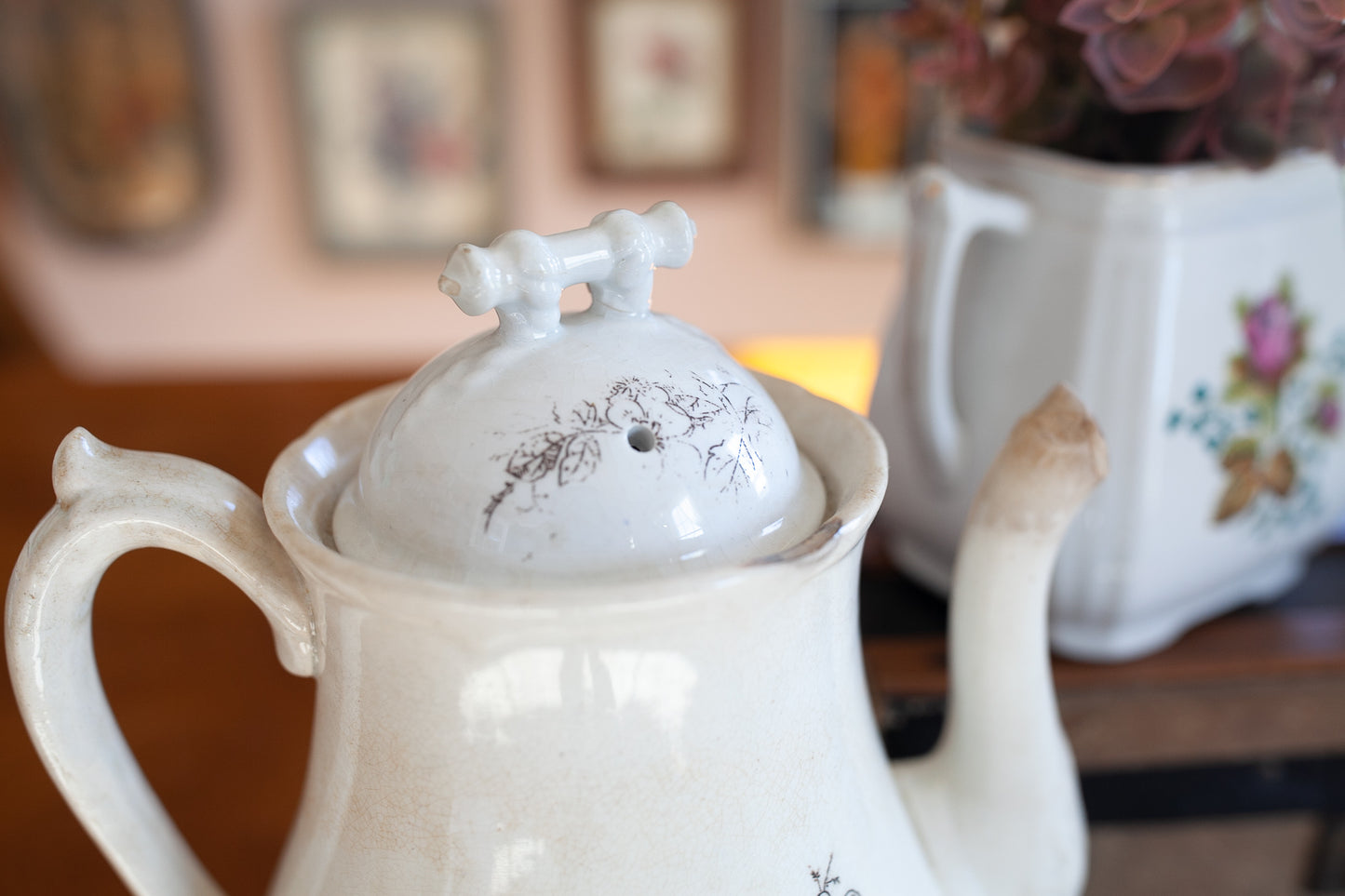 Teapot -Ironstone Teapot