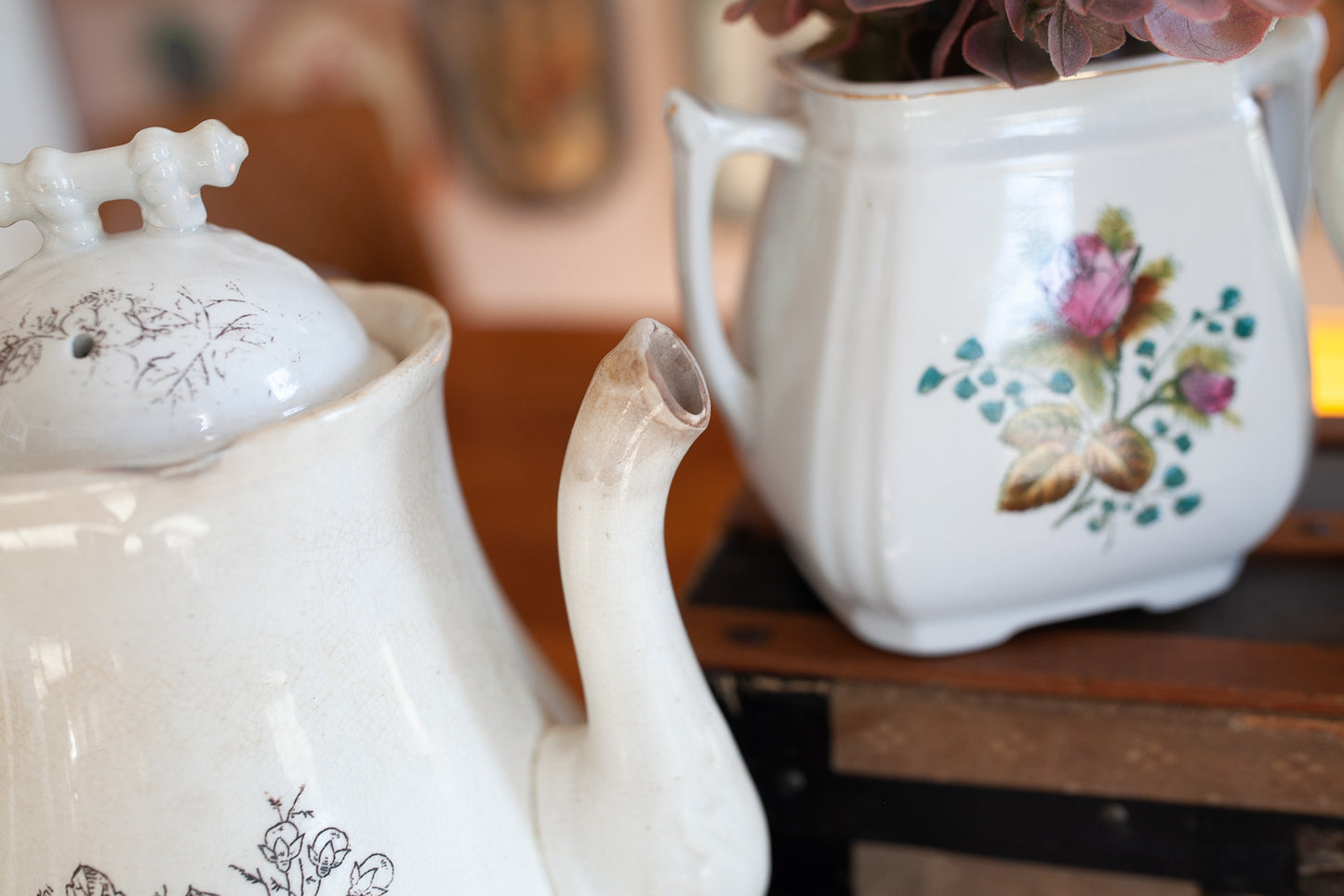 Teapot -Ironstone Teapot