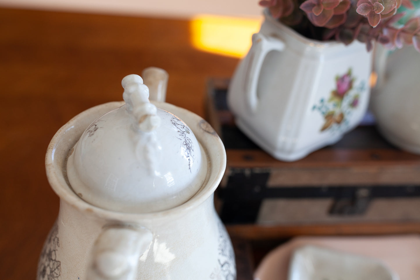 Teapot -Ironstone Teapot