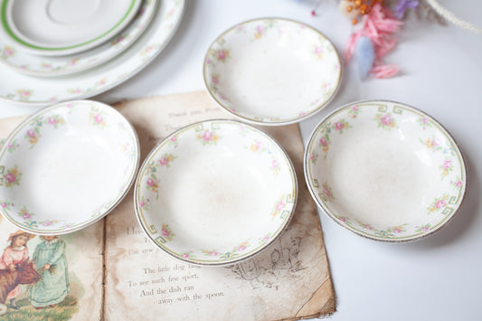 Vintage Bowls - Floral China- crown C.P. Co.