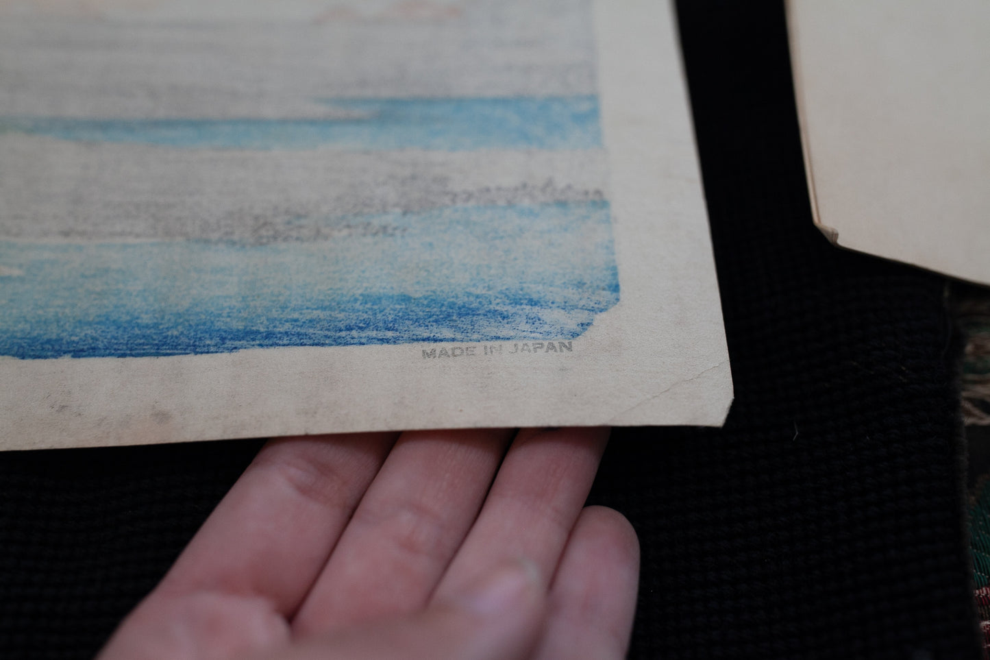 Hiroshiges's print of Mieji-juku- Mieji Vintage Print