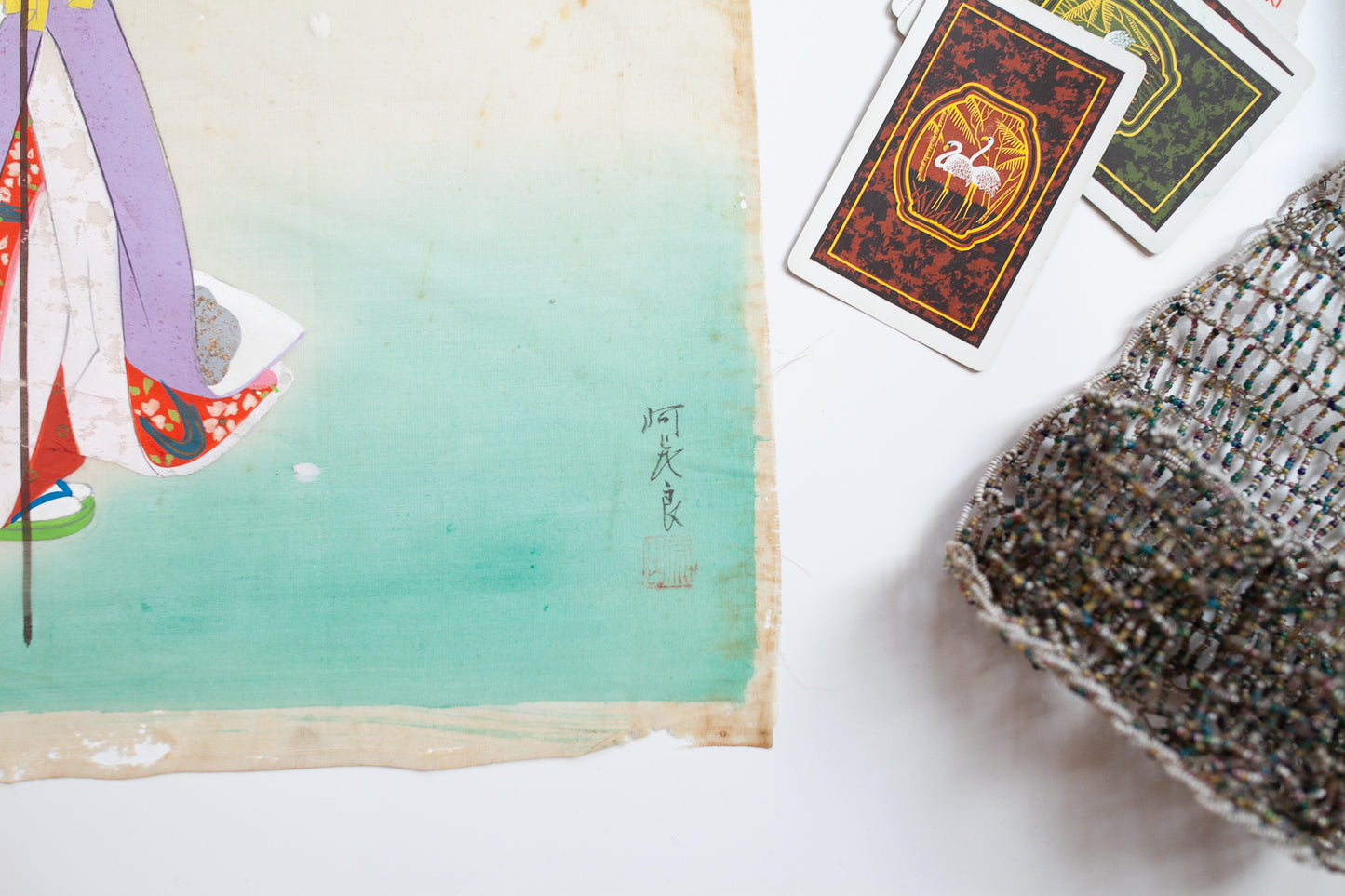 Vintage Artwork -Silk Art