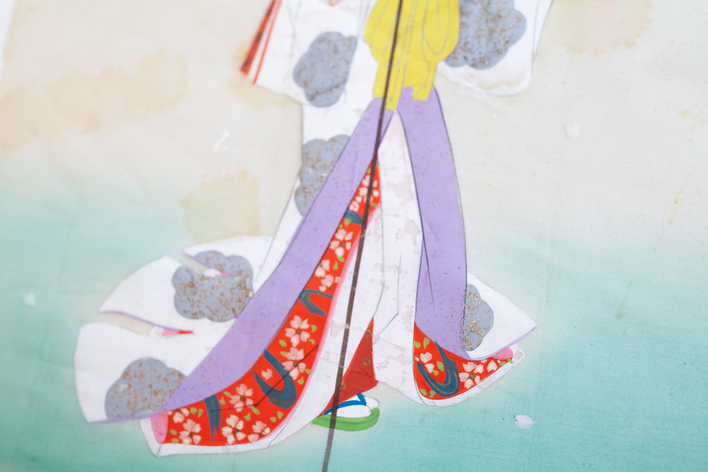 Vintage Artwork -Silk Art