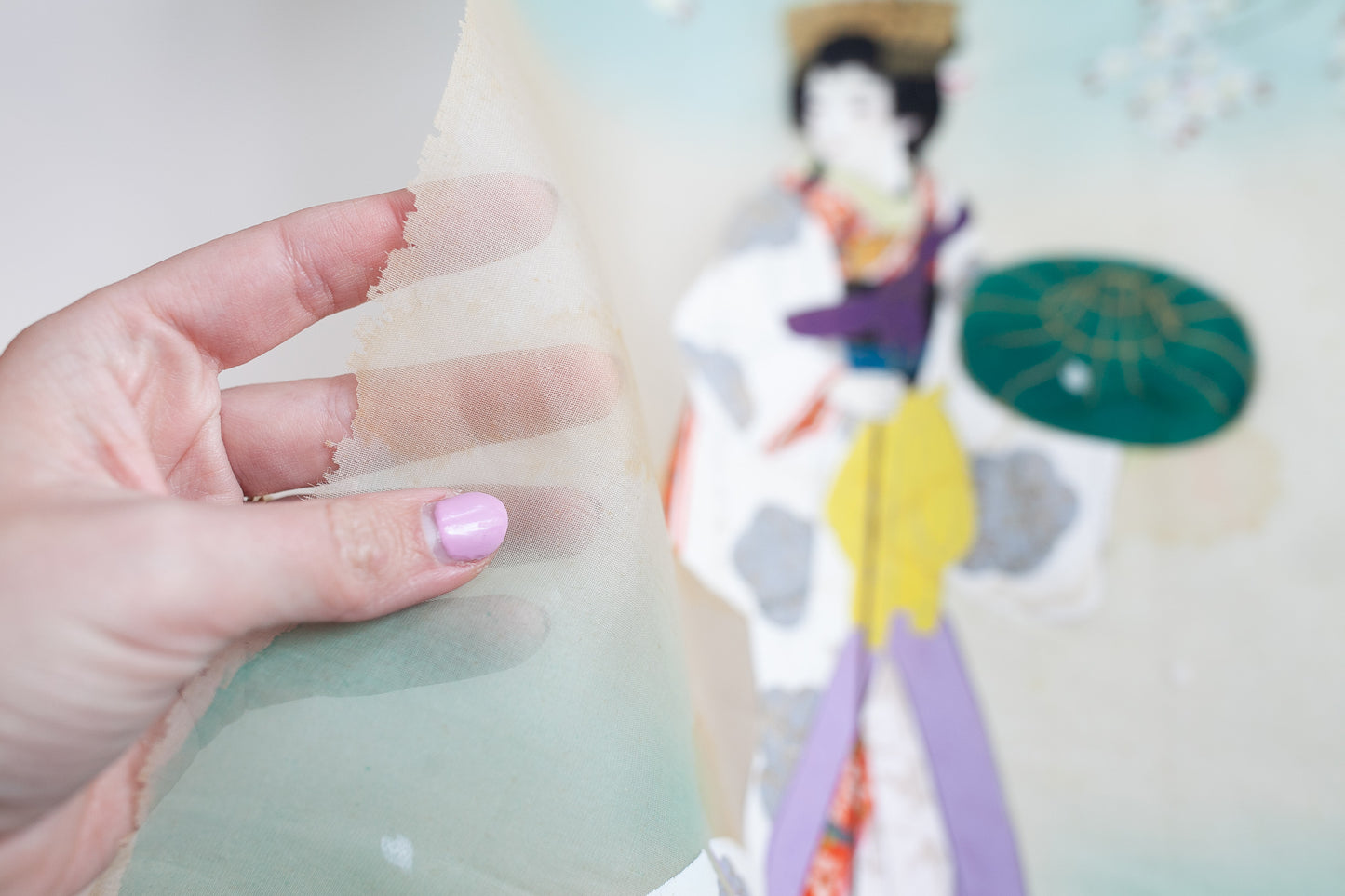 Vintage Artwork -Silk Art