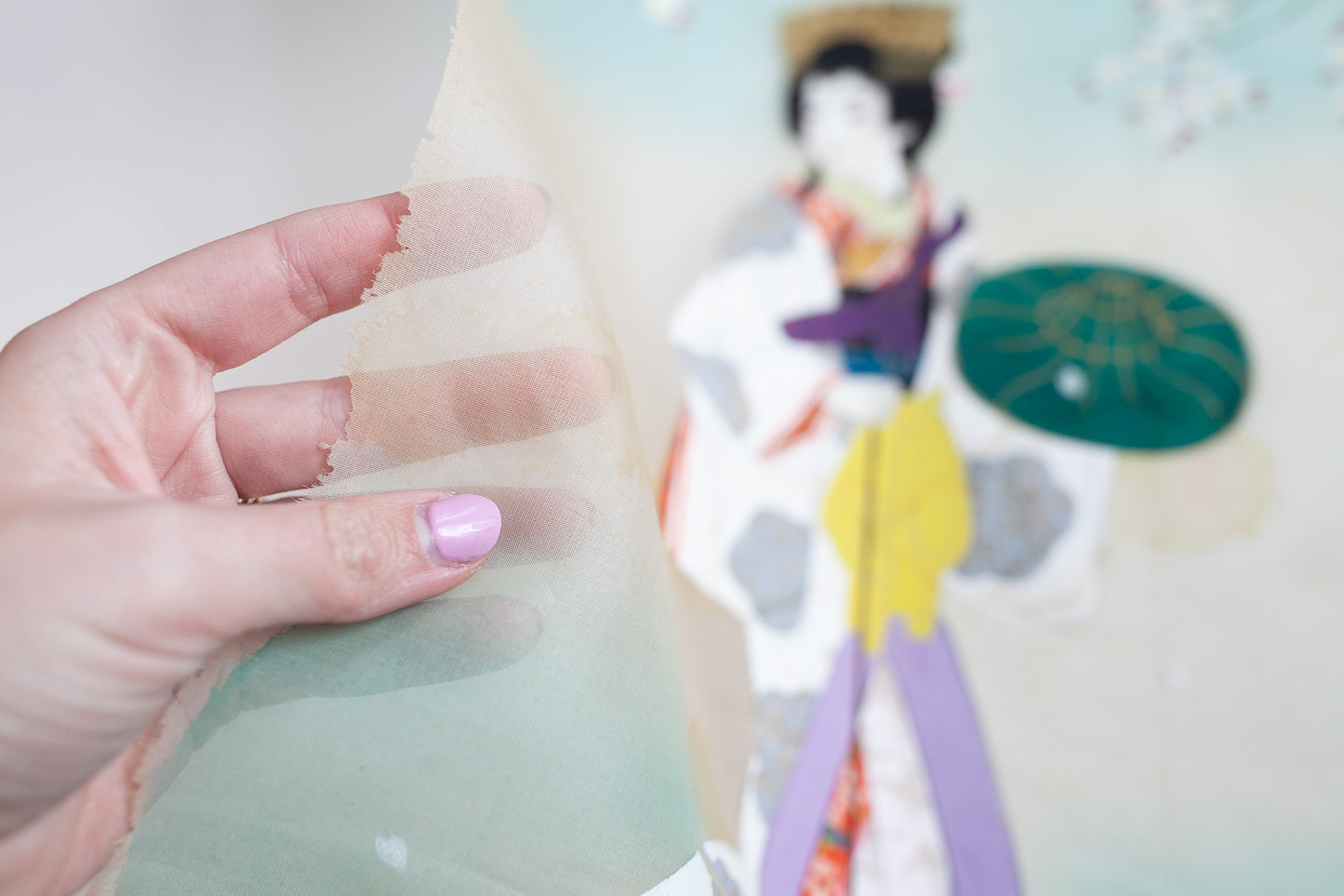 Vintage Artwork -Silk Art