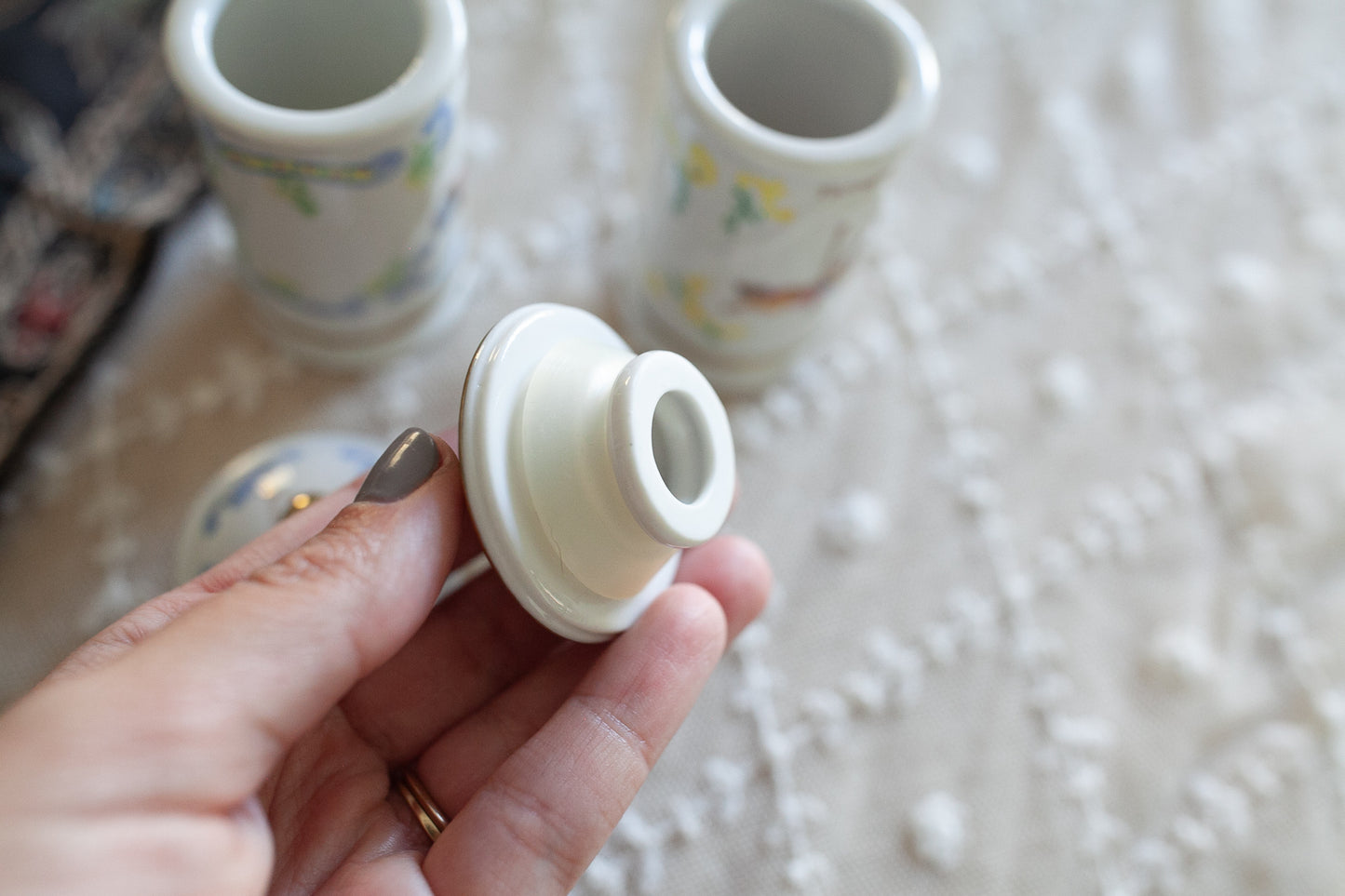 Lenox Carousel Spice Holder Tarragon Horse, 1993 Lenox Carousel Spice Jars, Vintage Spice Jars, Vintage Spice Holders, Spice Canisters, Celery Salt