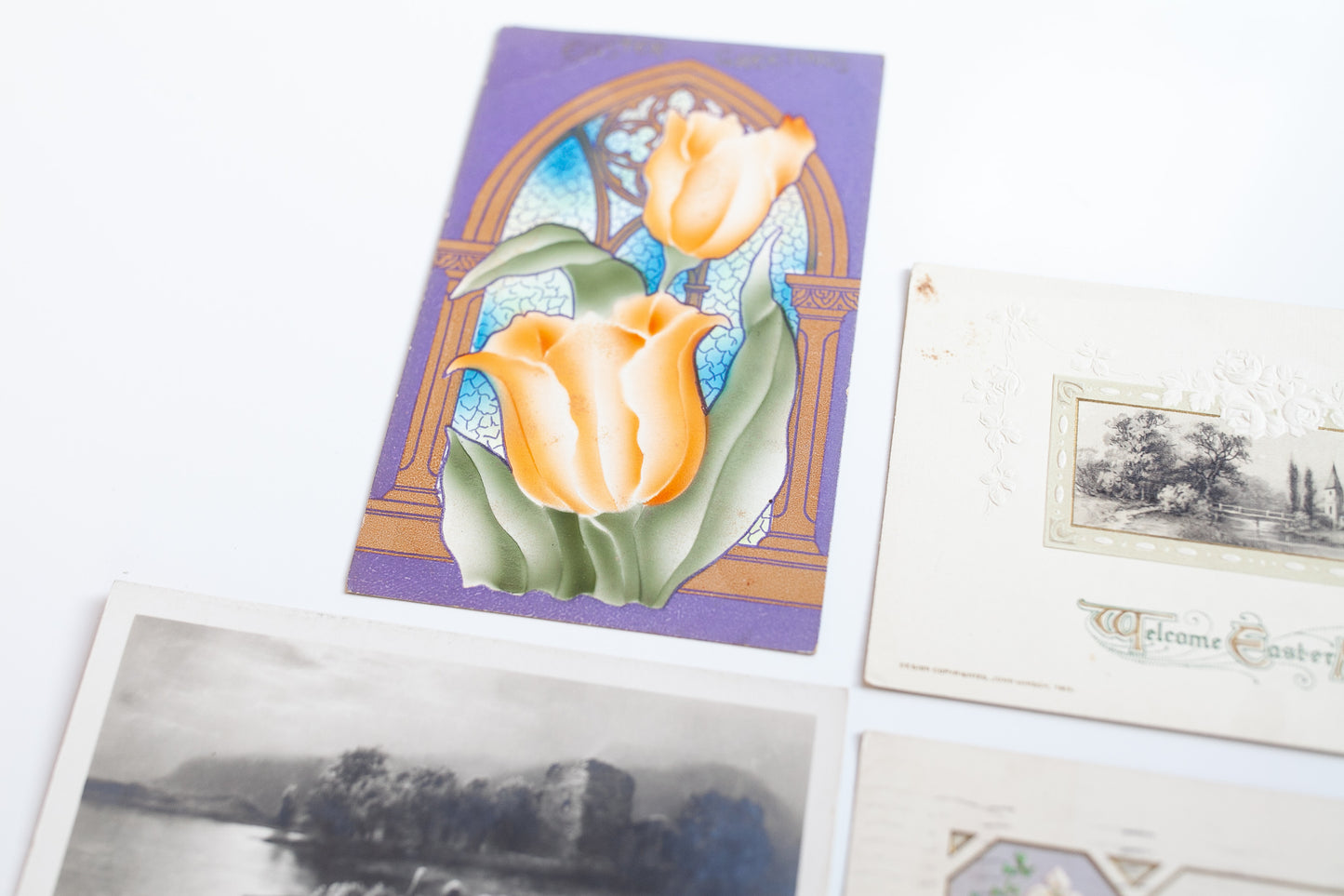 Vintage Post Cards -Easter Post Cards -Antique Ephemera
