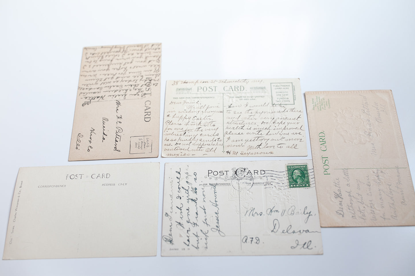 Vintage Post Cards -Easter Post Cards -Antique Ephemera