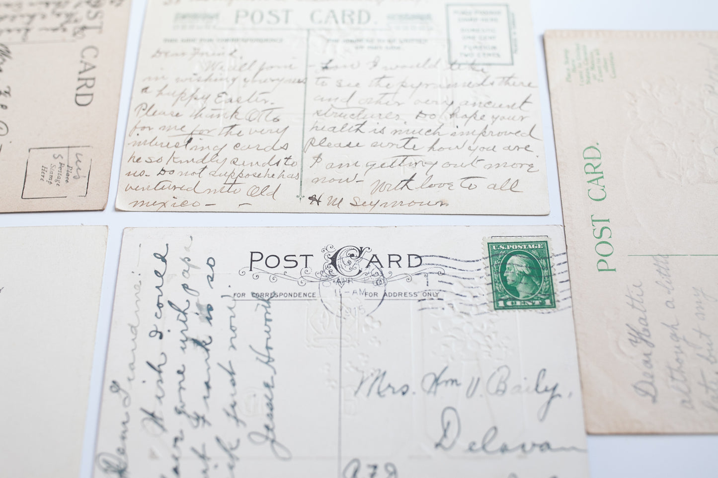 Vintage Post Cards -Easter Post Cards -Antique Ephemera